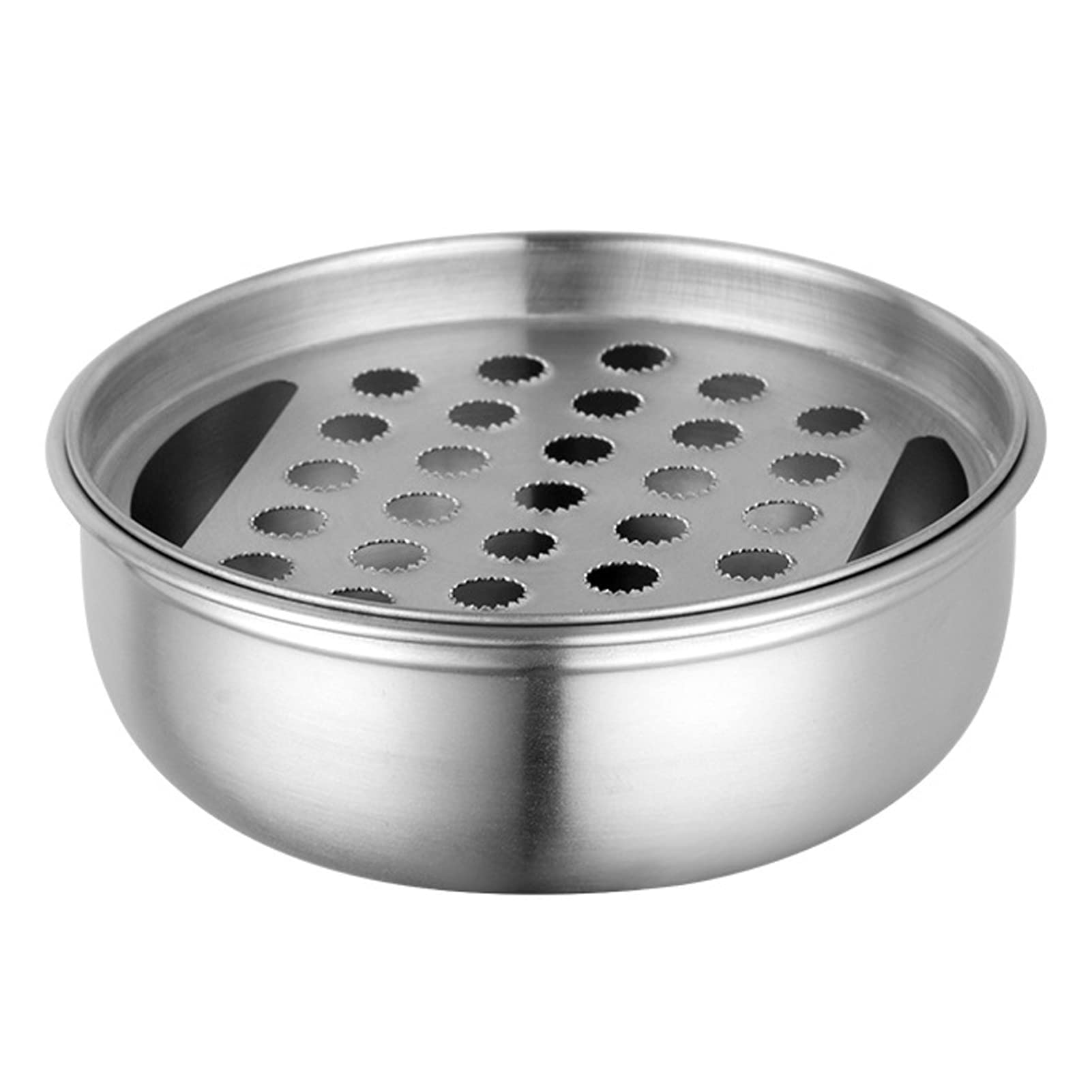 Premium Manual Food Grinder - Non-Stick Multi-Hole Design for Chopping Onions, Potatoes & Vegetables | Durable Household Kitchen Tool (Silver) | Perfect for Meal Prep, Cooking & Food Processing