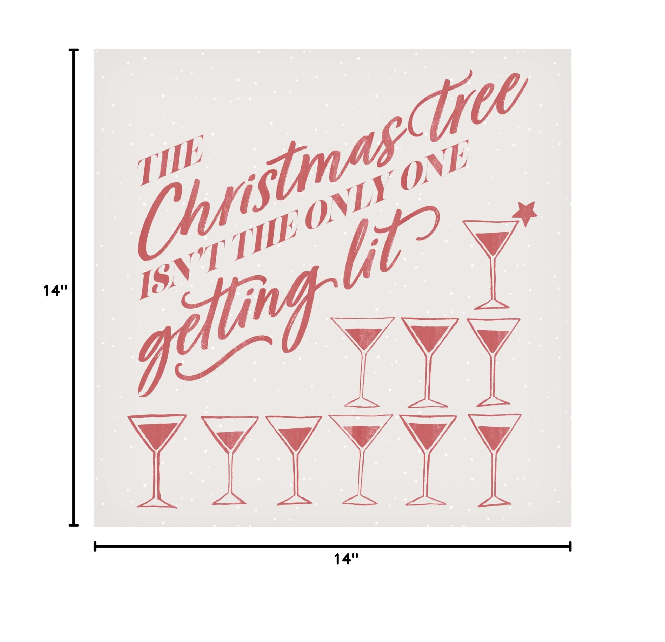 Grace Popp 'Holiday Party I' Canvas Wall Art - Premium Trademark Fine Art Print for Home & Office Decor - Perfect for Living Rooms, Bedrooms & Holiday Gifting