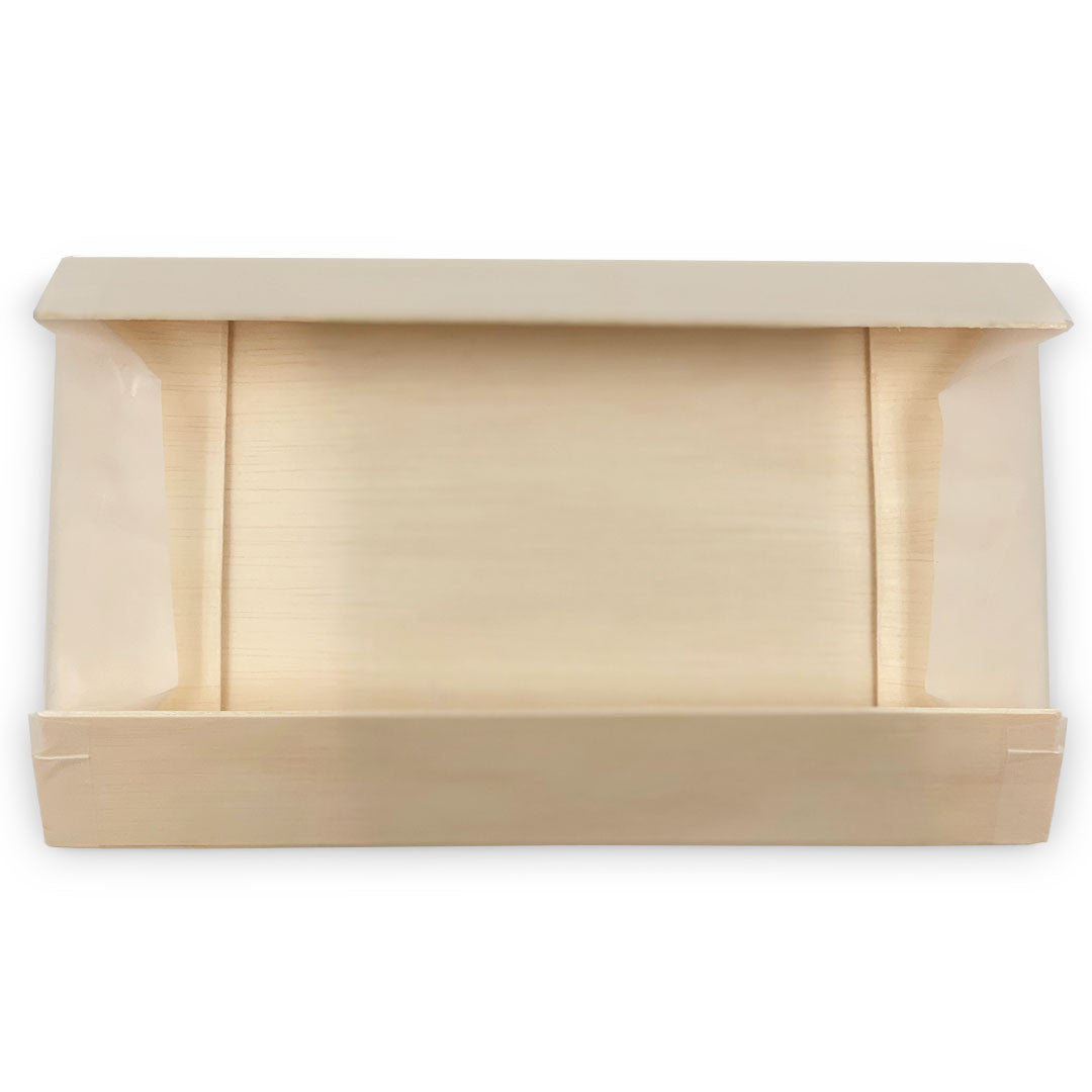 Eco-Friendly Coco Wooden Rectangular Takeout Bento Box - Large 9