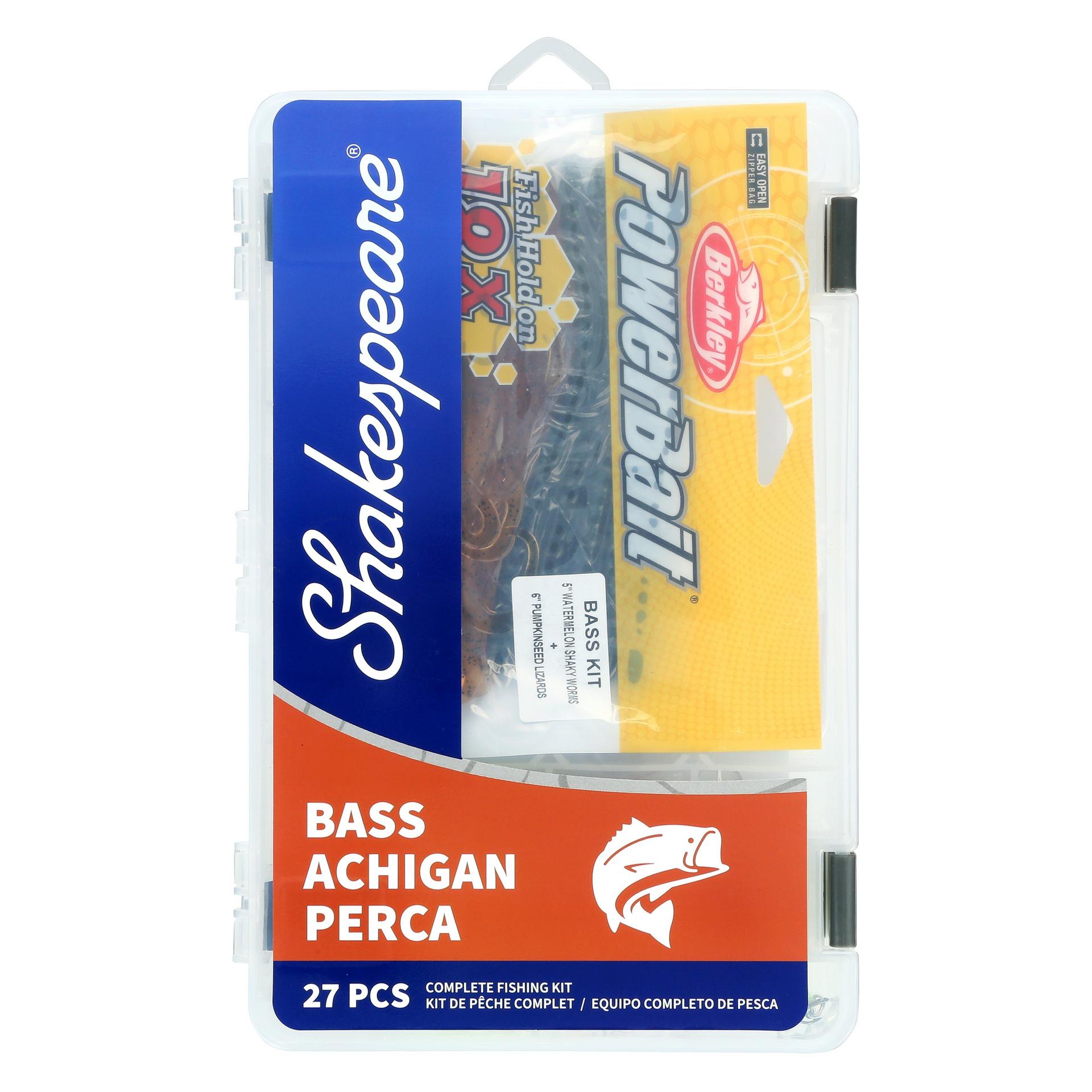 Catch More Fish® Bass Fishing Kit - Premium Lures, Hooks & Tackle for Bass Fishing Enthusiasts - Perfect for Freshwater & Saltwater Fishing Trips