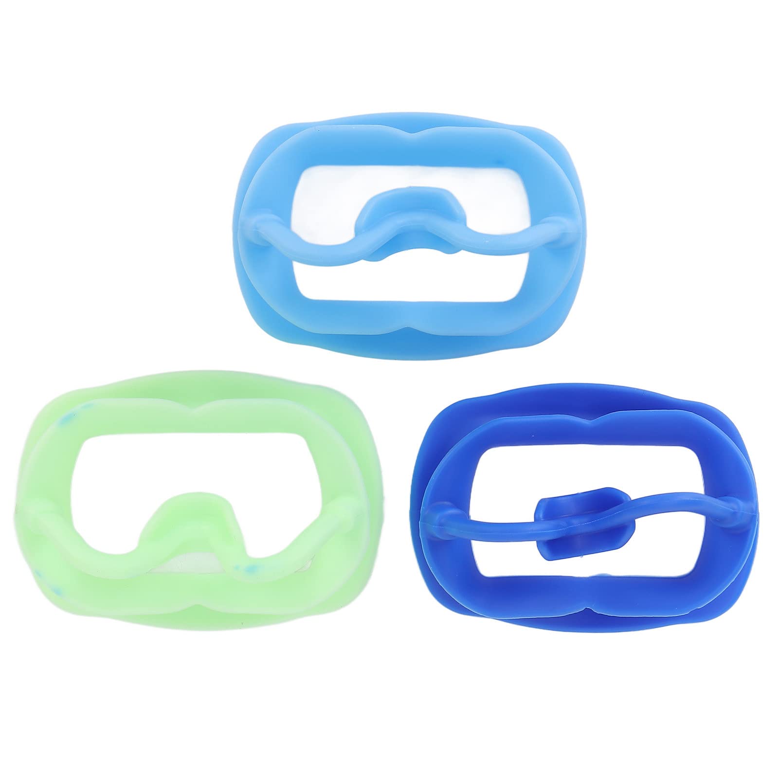 3PCS Silicone Cheek Retractors - Dental Mouth Opener for Dentistry, Teeth Whitening & Oral Exams - Comfortable Cheek Retractors for Adults & Kids - Perfect for Dental Clinics, Home Teeth Care & Open Mouth Games