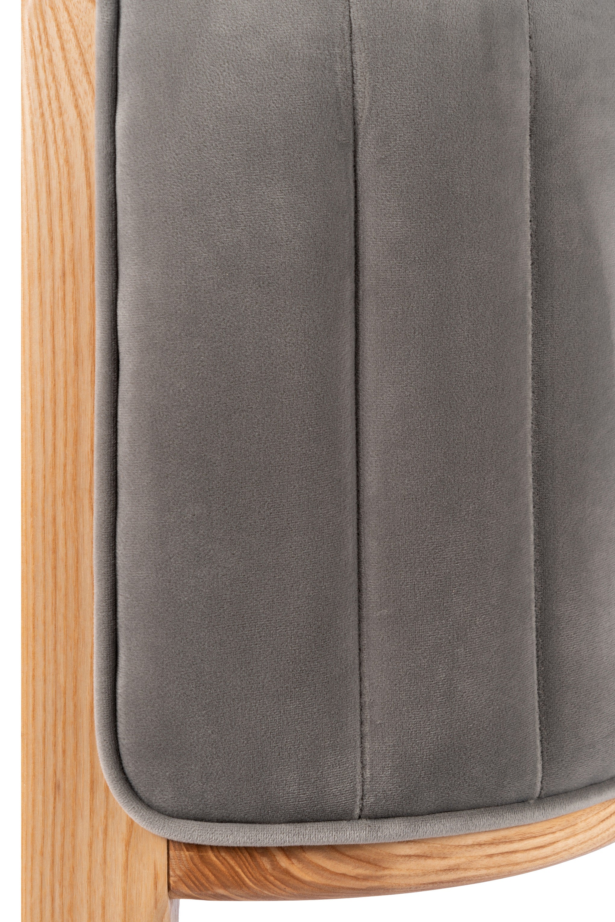 Stylish Monaco Counter Chair in Gray - Modern Bar Stool for Kitchen Island, Breakfast Nook & Home Bar | Comfortable & Durable Seating Solution