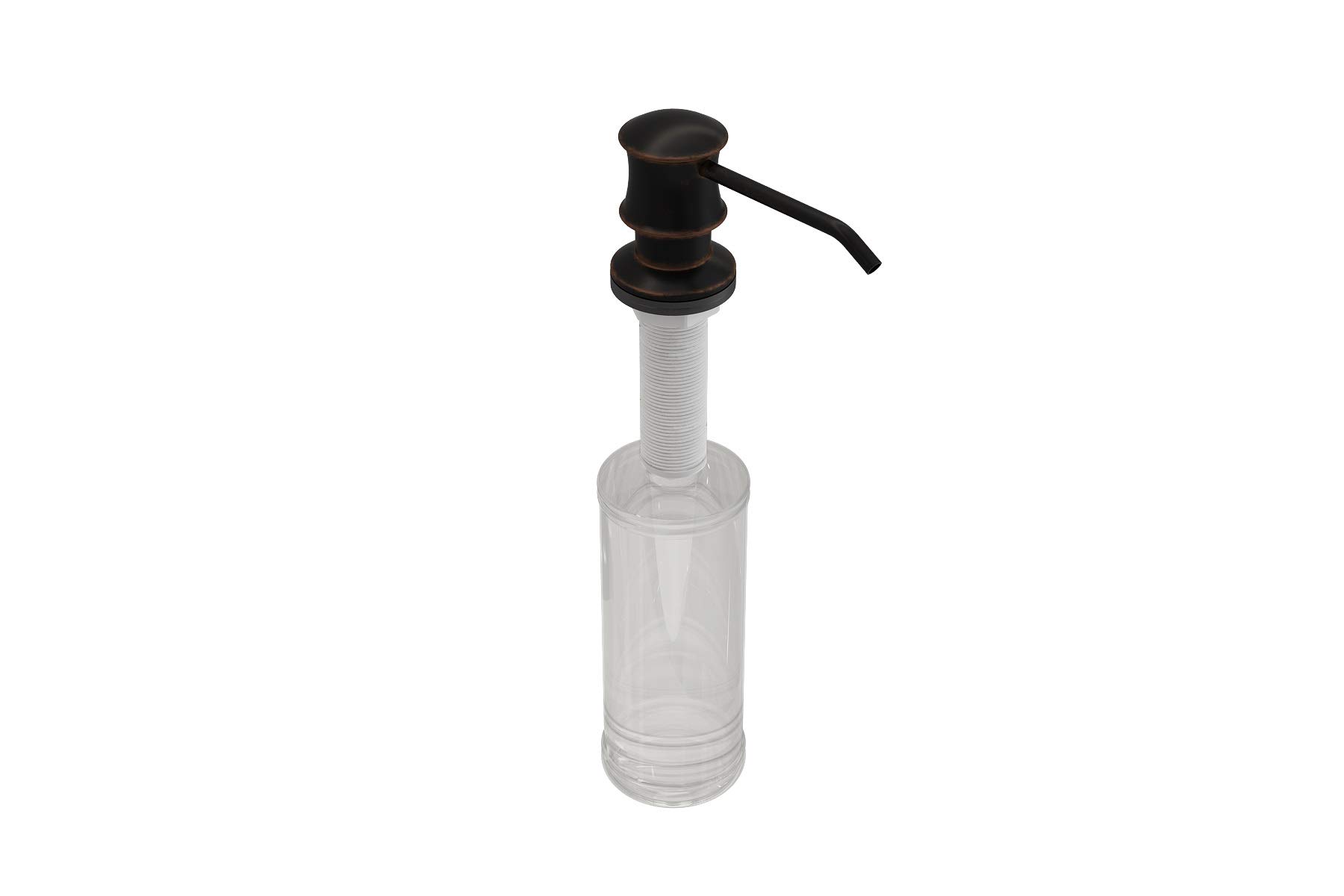 BOCCHI 2340 0001 ORB Marano Soap Dispenser - Oil Rubbed Bronze Finish - Elegant Bathroom & Kitchen Liquid Soap Dispenser for Modern Home Decor