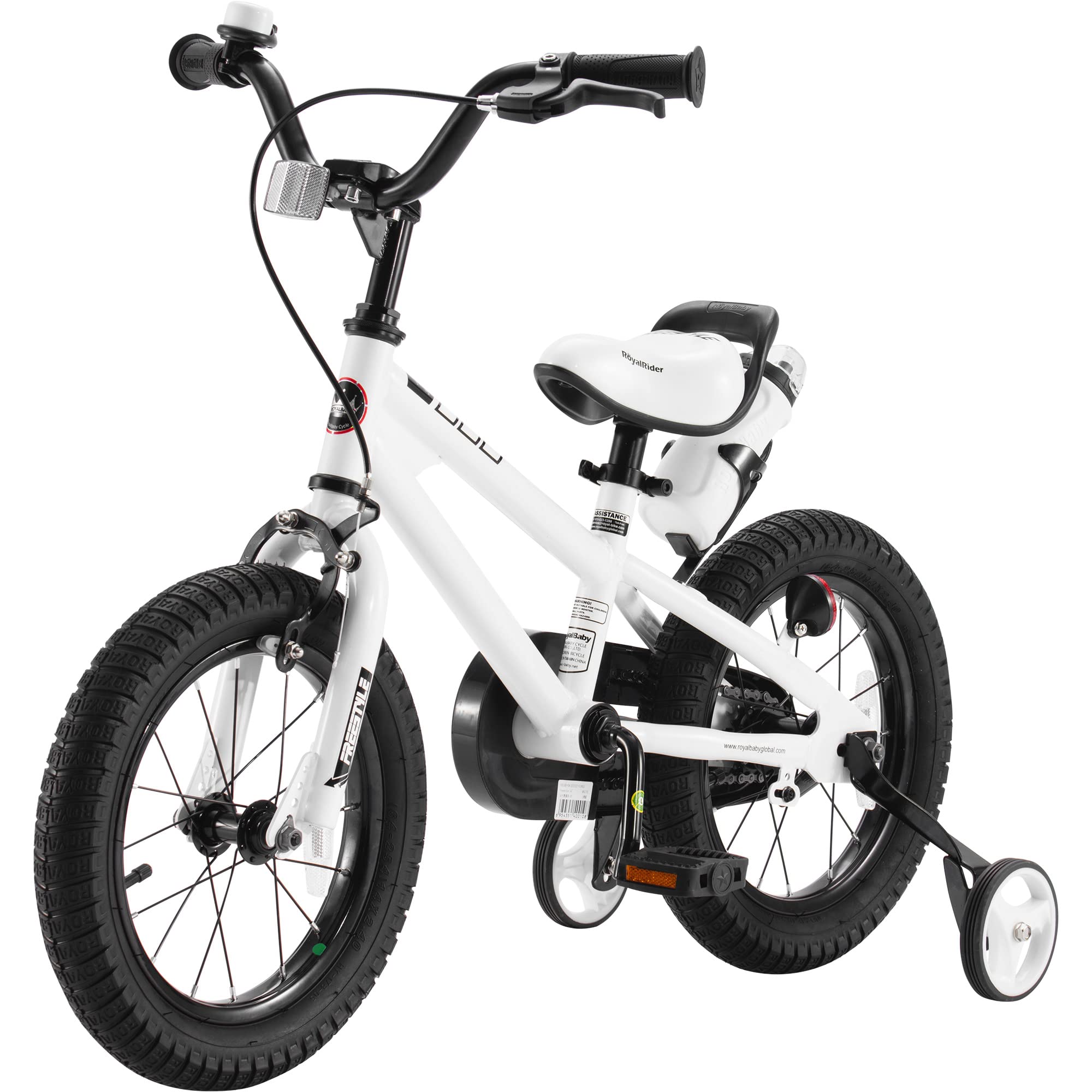 RoyalBaby Kids Bike - 12-18 Inch Freestyle Training Bicycle for Toddlers to Big Kids | Easy Balance to Pedal Learning | Perfect for Backyard Riding, Park Adventures & Neighborhood Fun
