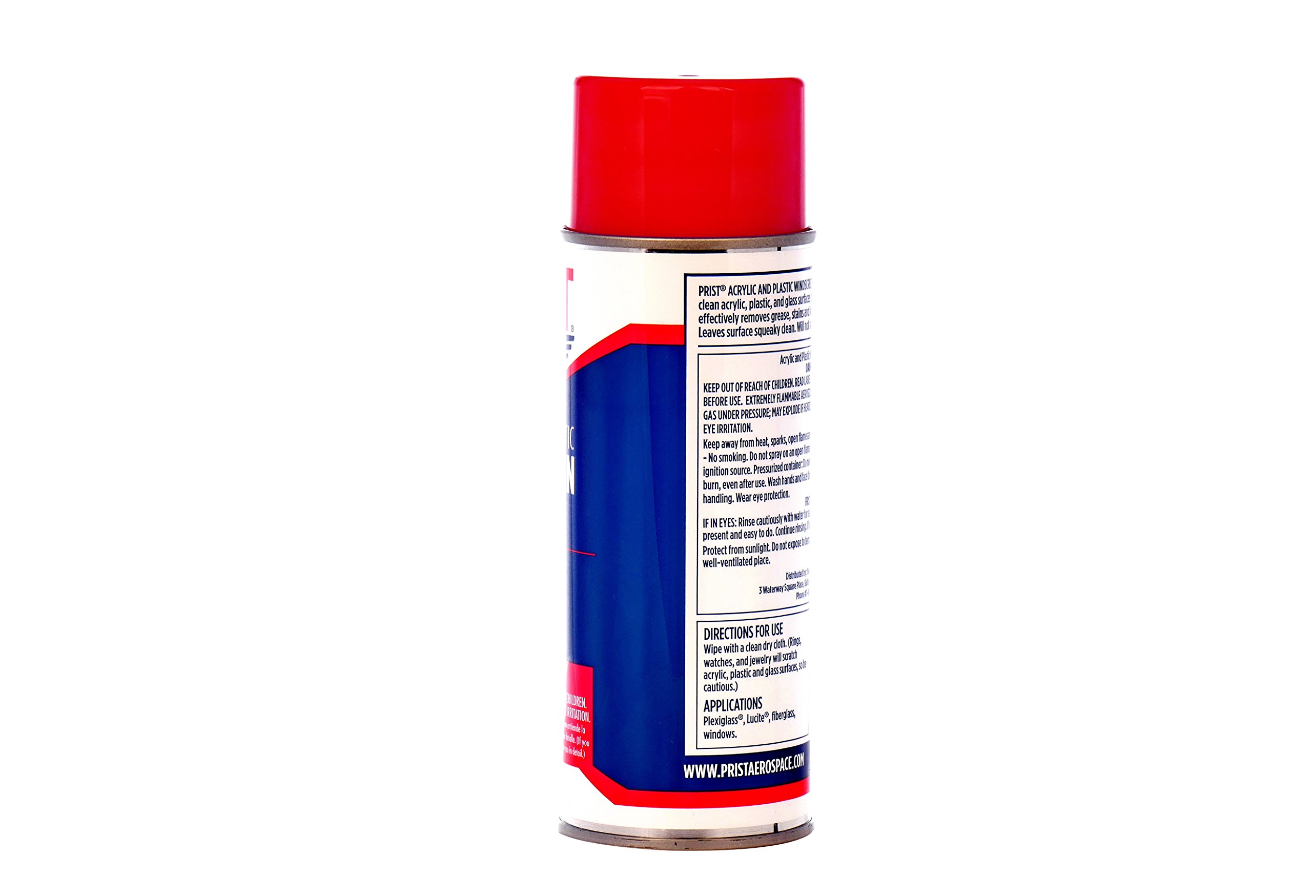 PRIST Premium Windshield Cleaner Aerosol Spray - Fast Streak-Free Cleaning for Car, Truck & Motorcycle Windows - Ideal for Road Trips & Winter Driving