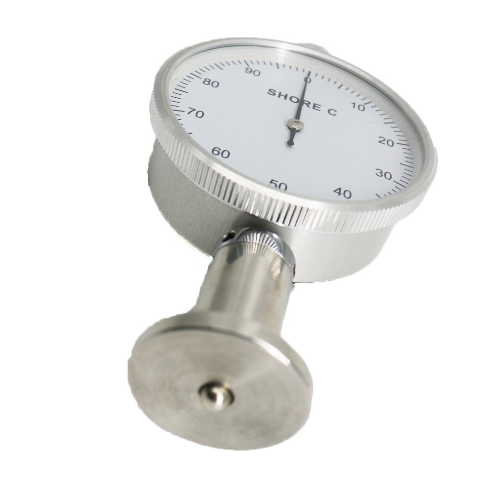 LX-C Shore Hardness Tester 0-100HC (HW) - Digital Rubber & Foam Durometer for Testing Sponge, Shoe Materials, Porous & Low Hardness Materials - Ideal for Quality Control in Manufacturing & Laboratories