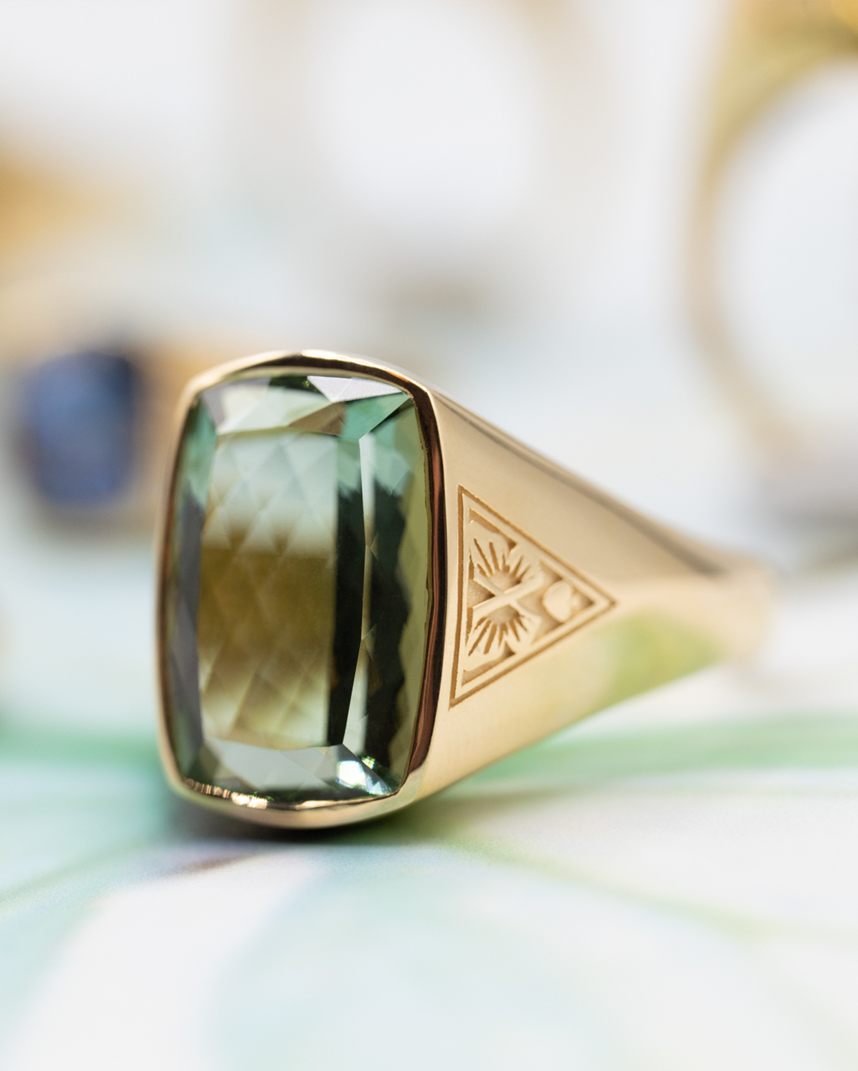 10.85 Carat Natural Green Tourmaline Gemstone Ring - Unique Handcrafted Jewelry for Women | Perfect for Weddings, Anniversaries & Special Occasions