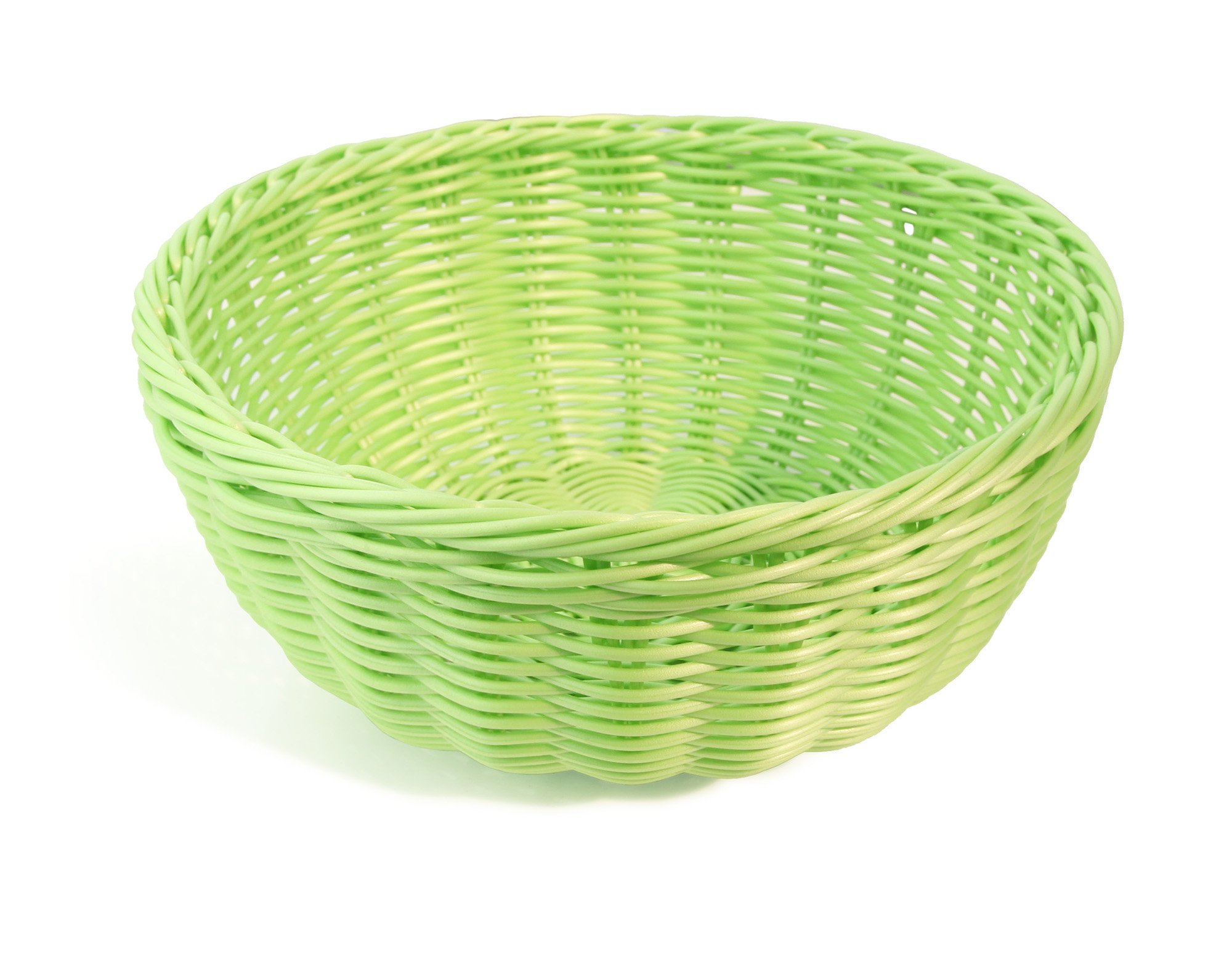 Colorbasket Waterproof Utility Storage Bowls - Set of 3 Nested Orange Baskets for Kitchen, Bathroom & Pantry Organization