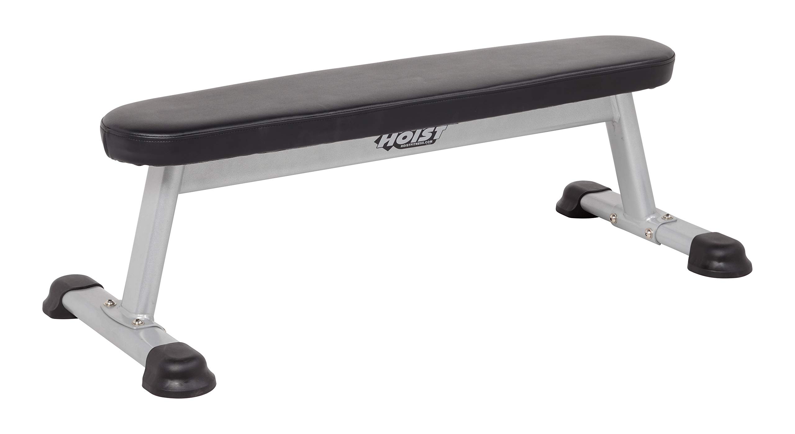 HOIST Fitness Adjustable Weight Bench for Home Gym, Heavy Duty Flat Utility Bench with Fixed Position - Perfect for Strength Training, Dumbbell Workouts & Full Body Exercises
