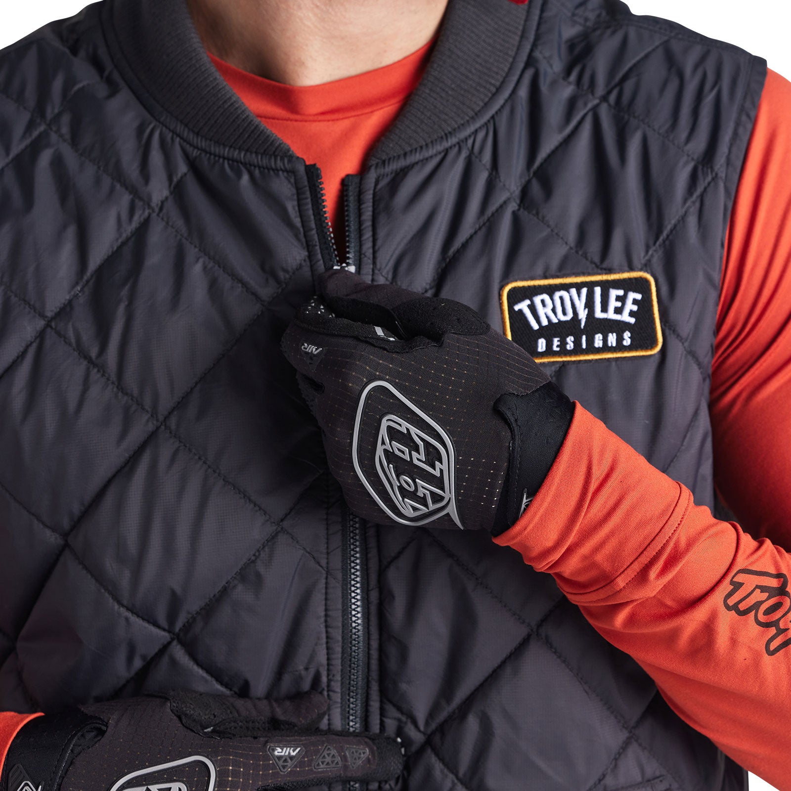 Ruckus Ride Vest Mono Black - Lightweight Motorcycle Safety Vest for Men & Women - Perfect for Street Biking, Commuting & Urban Riding
