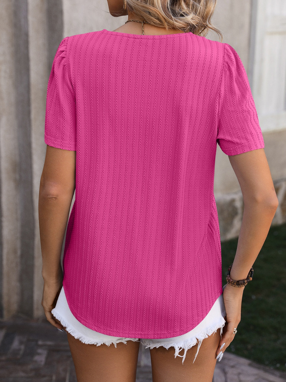 Women's Short Sleeve Blouse - Casual & Comfortable Tops for Summer, Office Wear, and Everyday Outfits