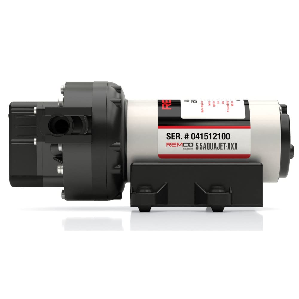 Remco 55-AQUAJET ARV Aquajet RV Series Water Pump - High Performance RV Water Pump for Camping, Boating & Off-Grid Living