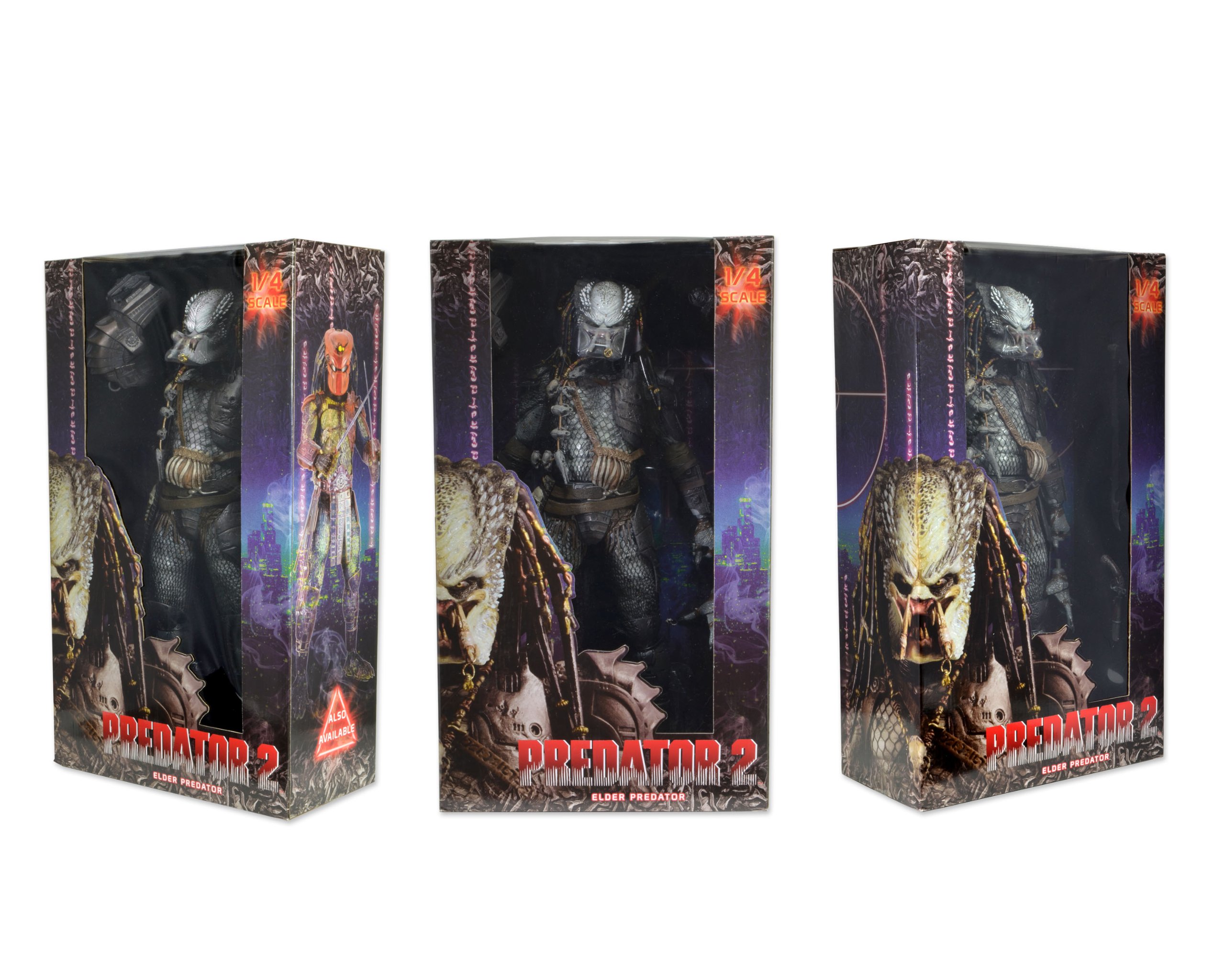 Elder Predator 1/4 Scale Action Figure - Highly Detailed Collectible Model for Movie Fans & Gift for Predator Lovers - Perfect for Display, Cosplay & Action Figure Collections