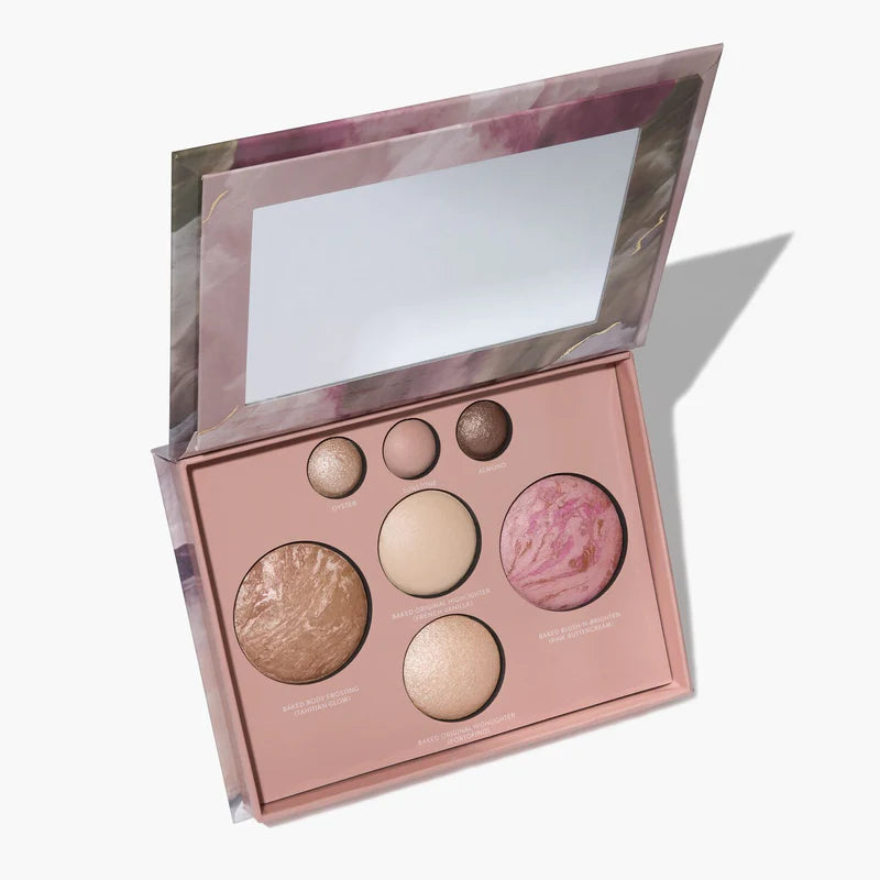 Laura Geller Baked Face Palette - Blush, Highlighter & Bronzer for a Flawless Glow - Perfect for Everyday Makeup & Special Occasions