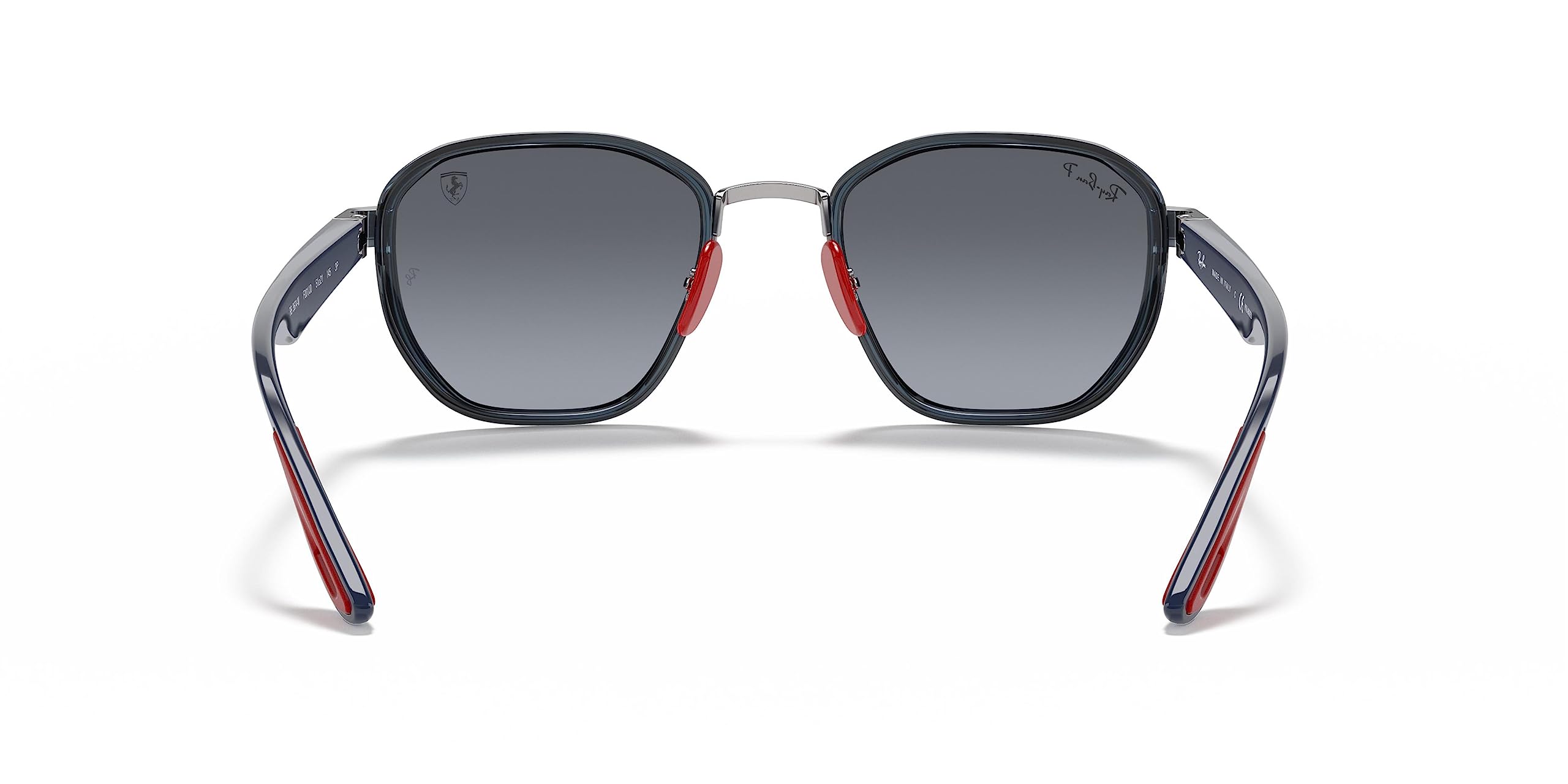 Ray-Ban RB3674M Scuderia Ferrari Collection Round Sunglasses for Men & Women – Polarized UV Protection Aviator Shades for Driving, Sports & Outdoor Activities