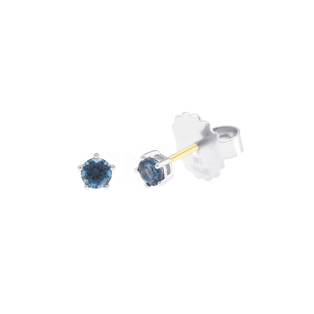 Kate Earrings in London Blue Topaz – Elegant Sterling Silver Dangle Earrings for Women | Perfect for Weddings, Parties & Everyday Wear
