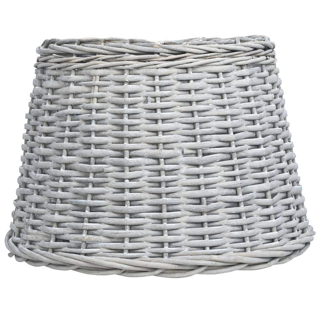 Vintage Wicker Lamp Shade - 19.7x11.8 Inch Rustic Brown Lampshade for Table & Floor Lamps - Perfect for Living Room, Bedroom, or Porch Lighting Decor