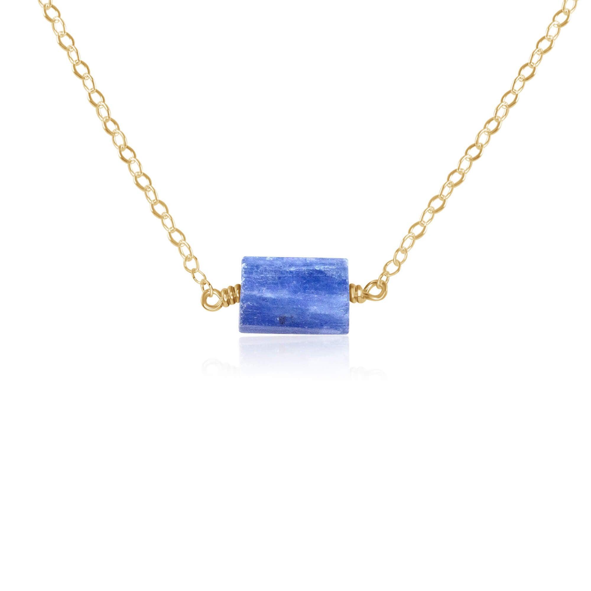 Natural Raw Kyanite Crystal Necklace - Healing Stone Jewelry for Women - Perfect for Meditation, Energy Work & Spiritual Healing