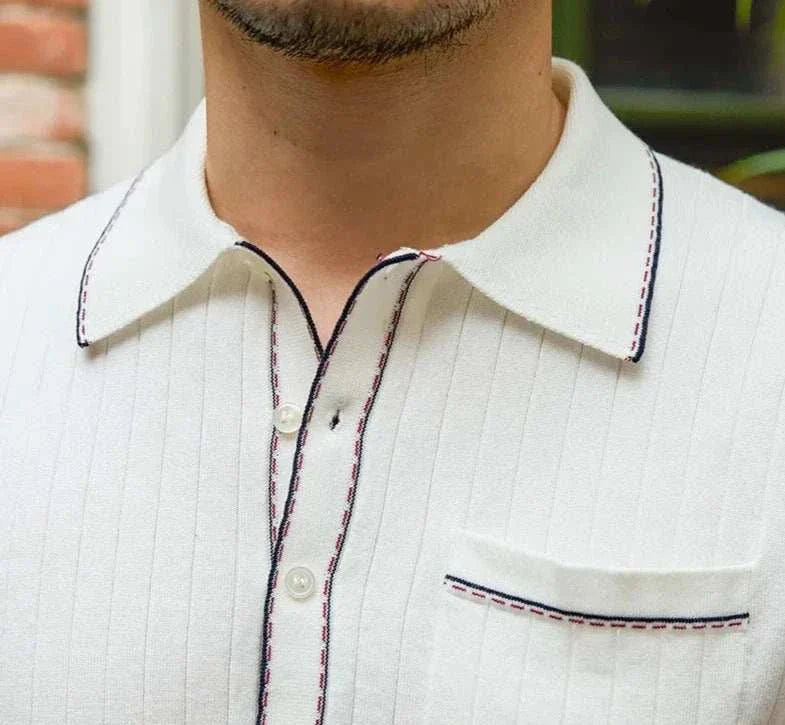 Vintage Old Money Polo Shirt - Classic English Style Cotton T-Shirt for Men | Perfect for Golf, Business Casual & Preppy Fashion