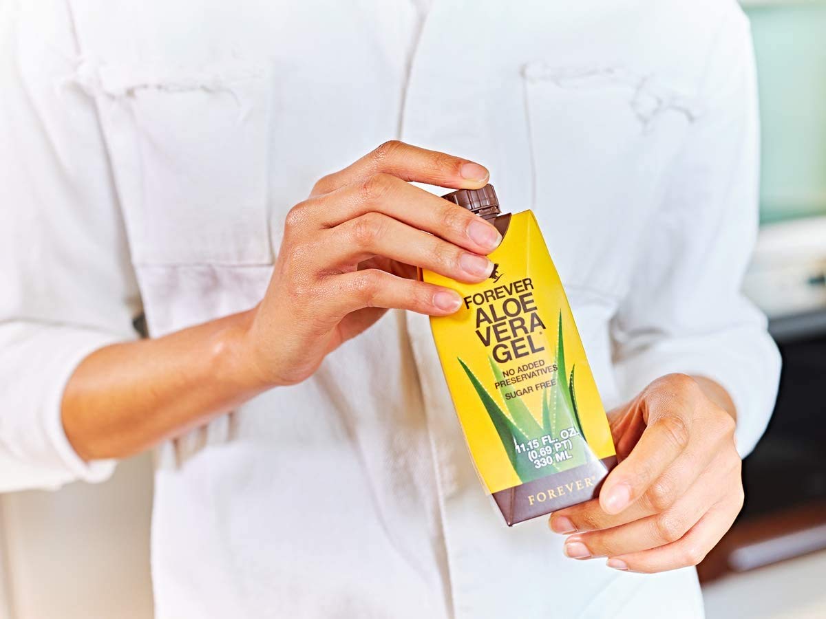 Forever Living Aloe Vera Gel Minis - 99.7% Pure Inner Leaf Aloe (Pack of 2) | 11.15oz Each | No Preservatives, Gluten-Free | Perfect for Sunburn Relief, Skin Hydration & Hair Care
