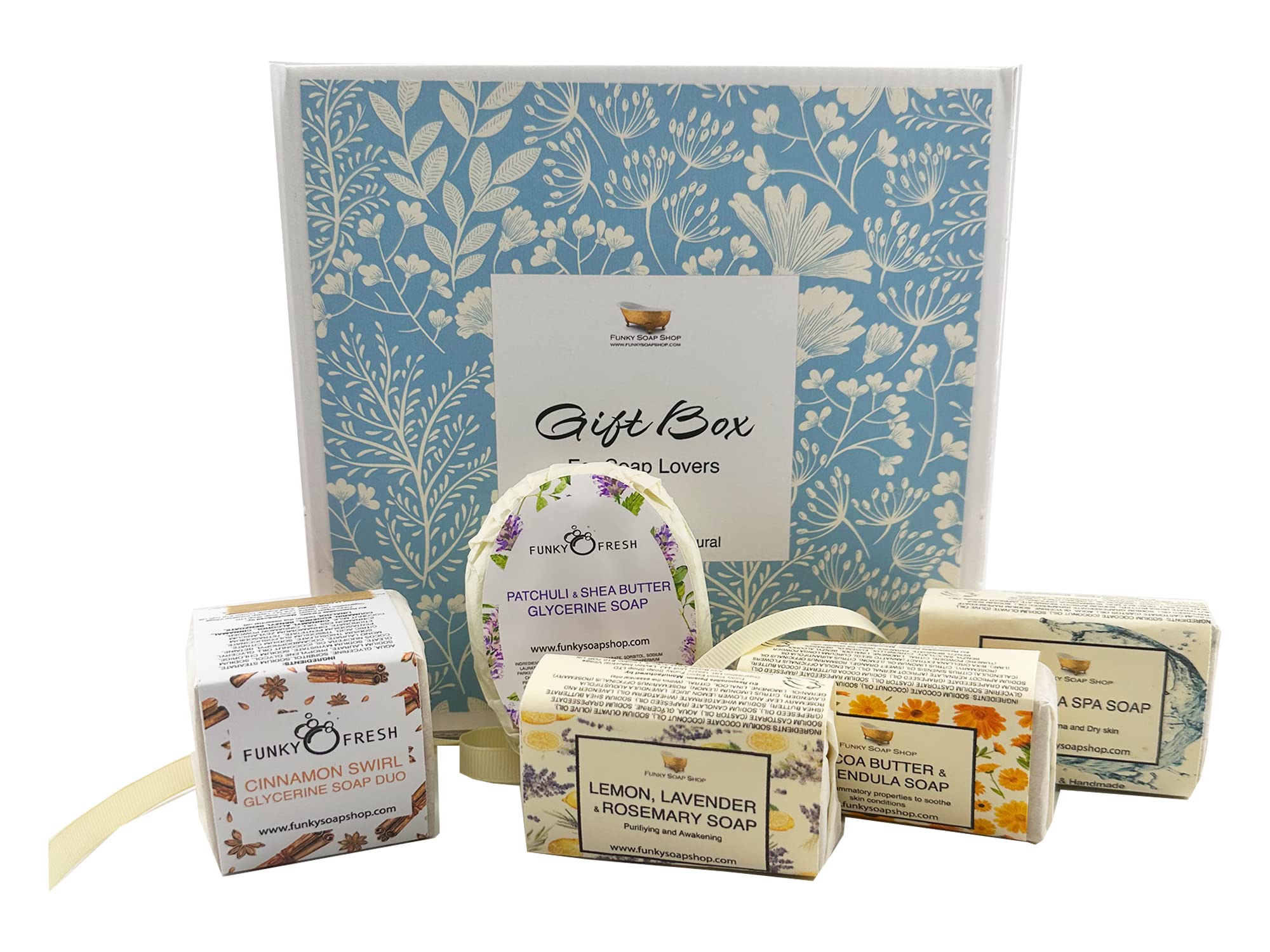 Premium Soap Gift Box Set - Luxury Handmade Soaps for Spa Lovers | Perfect Birthday, Anniversary & Holiday Present for Her | Relaxing Bath & Home Spa Gift Idea