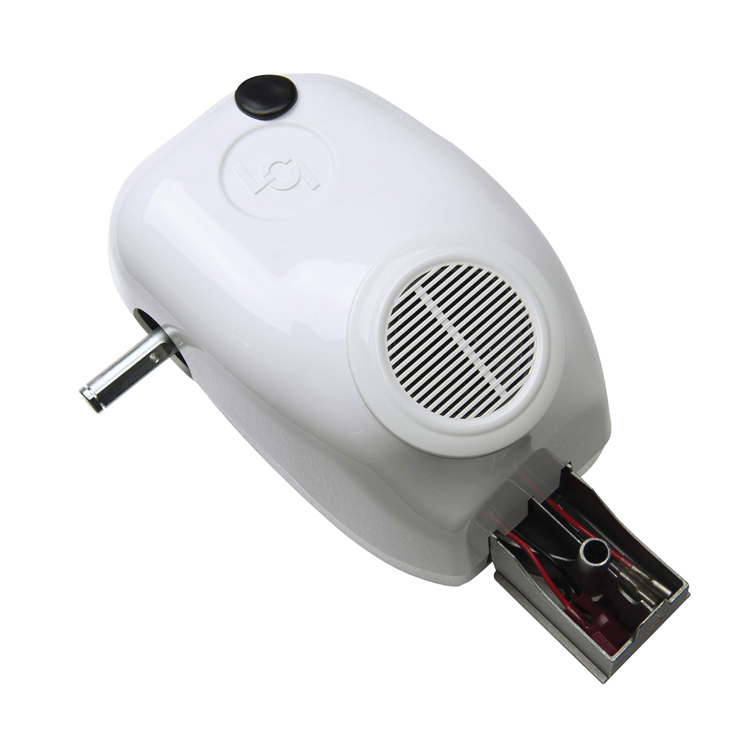 Solera 342147 White Power Awning Speaker Drive Head Assembly - Replacement Part for RV Awnings & Outdoor Shades - Perfect for Camping, Tailgating & Outdoor Entertainment