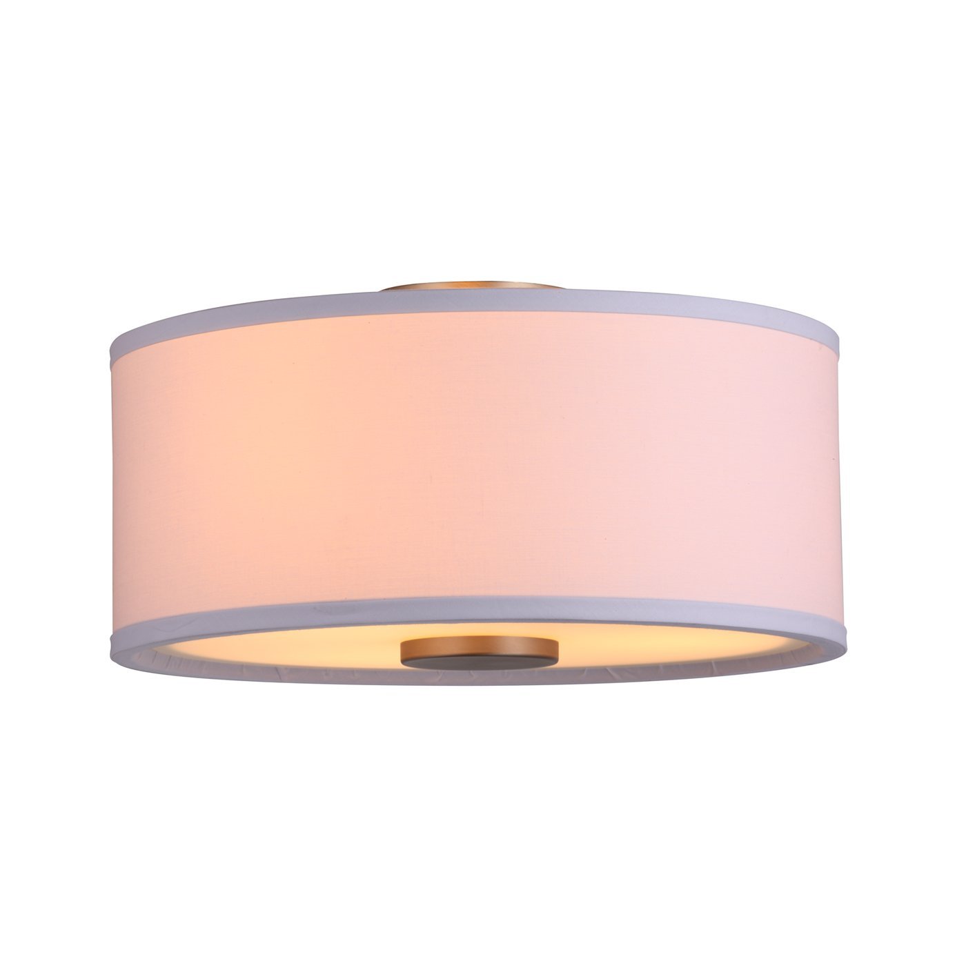 DVP5303BN-SW 3-Light Milan Semi Flush Mount Ceiling Light Fixture - Modern Lighting for Bedroom, Hallway, Living Room & Dining Room