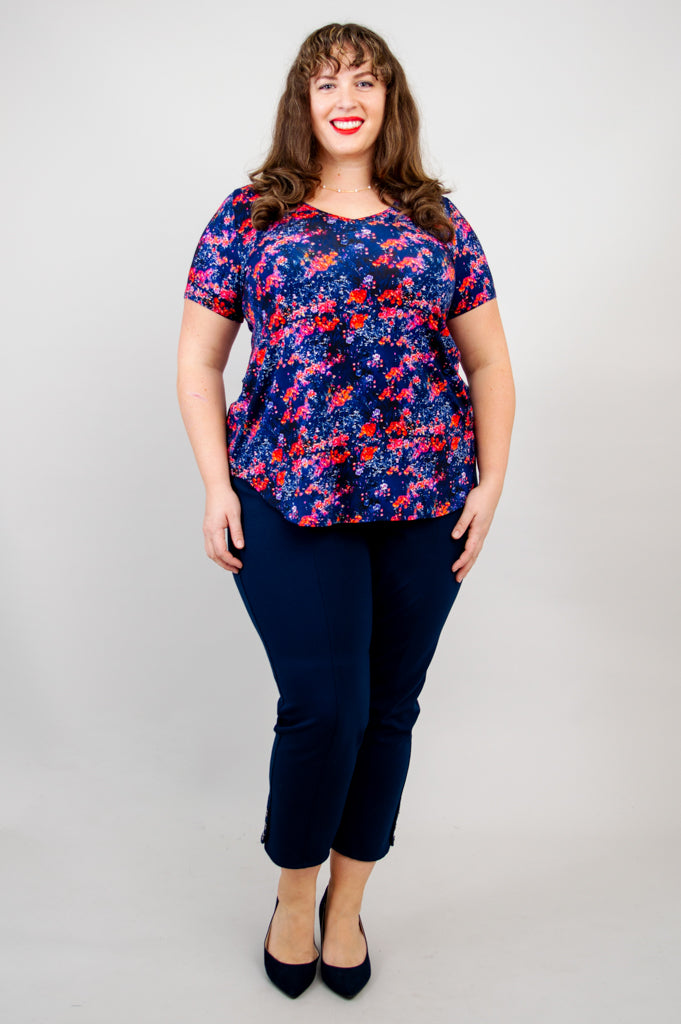 Jackie Short Sleeve Top - Soft & Comfortable Bamboo Fabric for Women - Perfect for Summer, Casual Wear & Travel