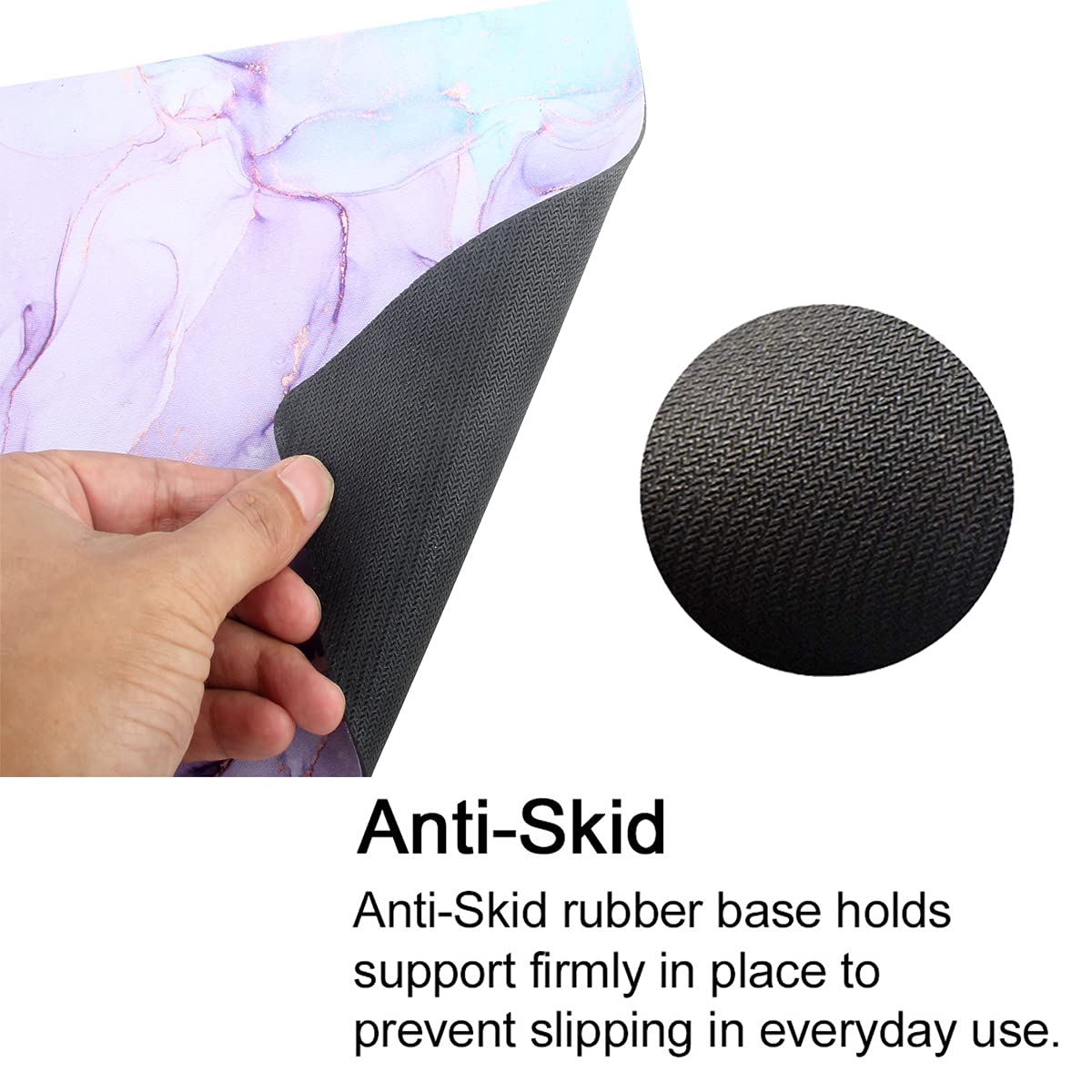 Premium Non-Slip Gaming Mouse Pad with Marble Design - 9.5x7.9 Inch Rubber Base Computer Mouse Mat for PC, Laptop & Office Work - Perfect for Esports, Gaming & Professional Workspaces