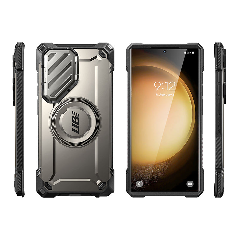 Samsung Galaxy S24 Ultra Unicorn Beetle MAG XT Bumper Case - Titan Gray | Military-Grade Protection | Magnetic Mount Compatible | Perfect for Outdoor Adventures & Daily Use