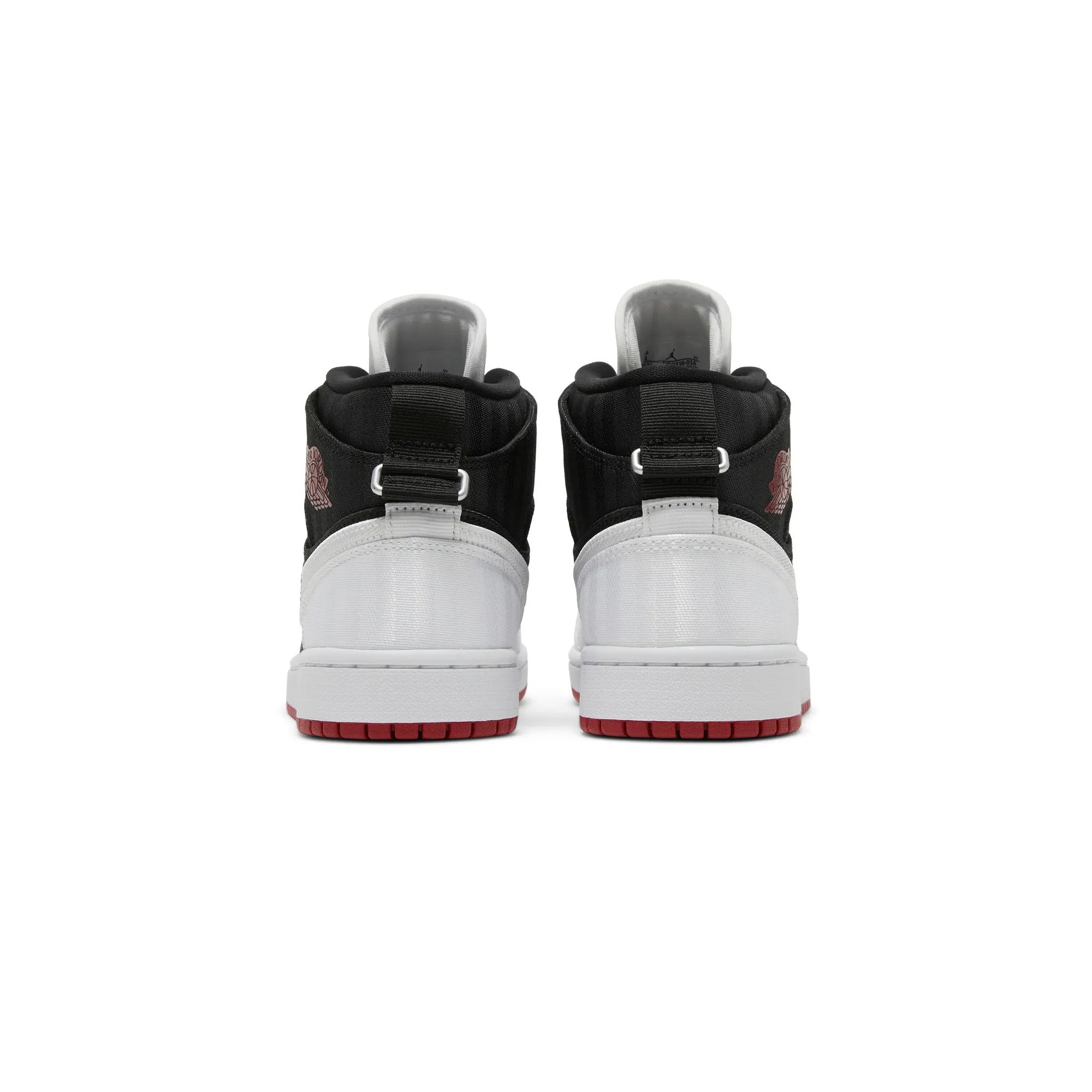 Air Jordan 1 Mid SE 'White Black Red' Basketball Shoes (2021) - Men's Sneakers for Casual Wear, Street Style & Sports Performance