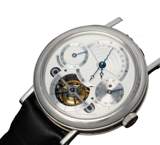 Breguet Tourbillon Classique Grande Complications Platinum Men's Watch - Luxury Swiss Automatic Timepiece for Collectors & Business Professionals - Perfect for Formal Events & Investment