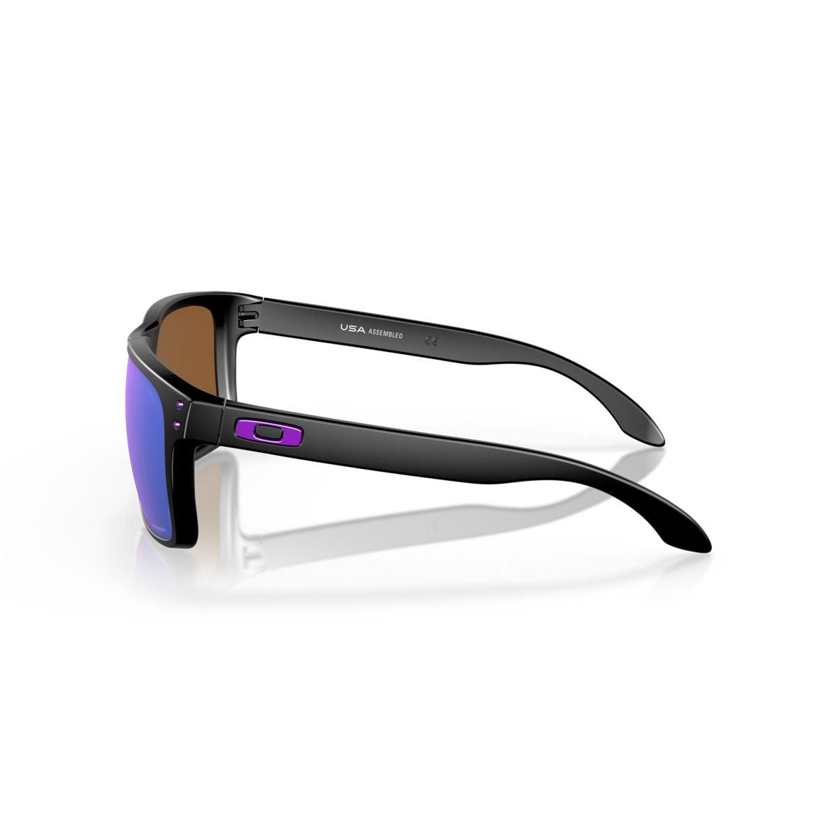 Oakley Holbrook XL Sunglasses Matte Black Frame with Prizm Violet Lenses - Model 0OO9417 941720 for Outdoor Sports & Driving