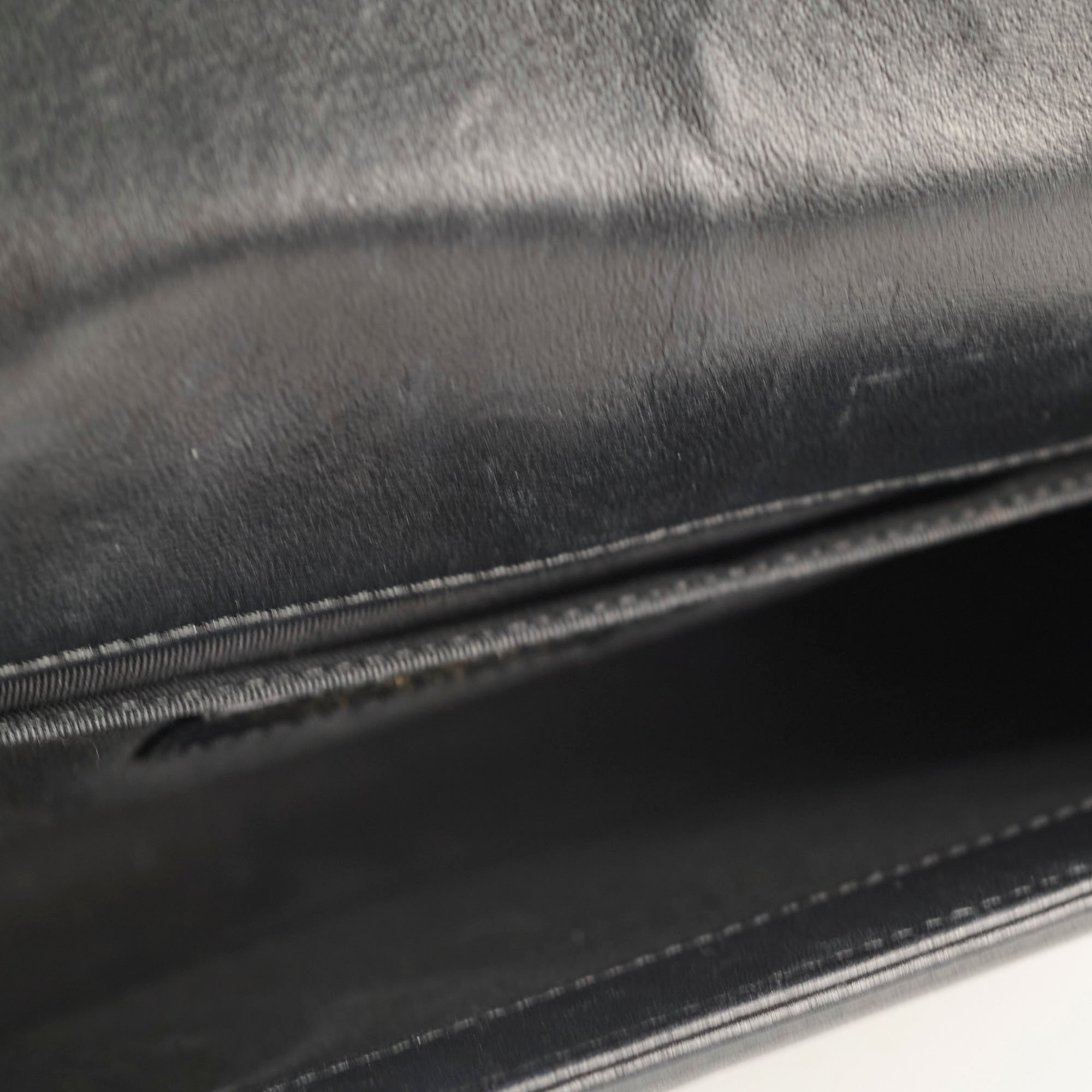 Chanel Old Medium Boy Bag in Black Lambskin Leather - Luxury Handbag for Women, Perfect for Evening Events & Daily Use