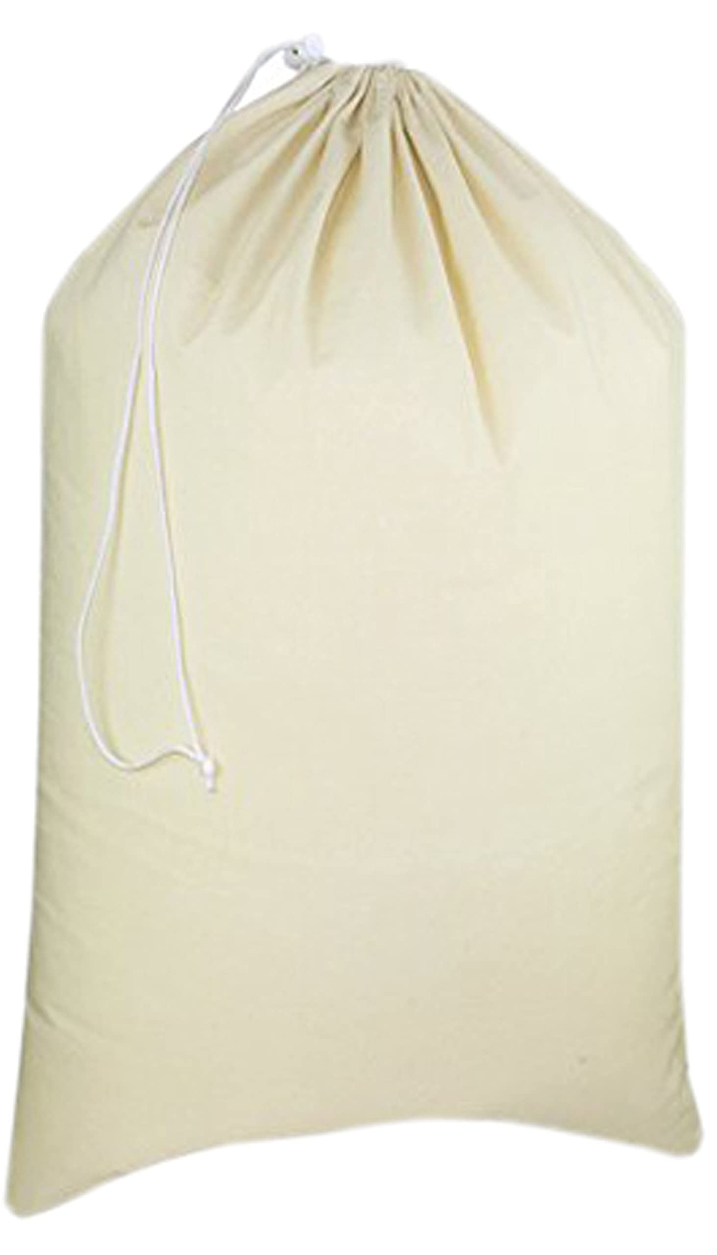 Urban Villa Extra Large Heavy Duty Canvas Laundry Bag - 28''x36'' Natural Cotton Multi-Use Laundry Hamper for College Dorm, Travel & Home Organization