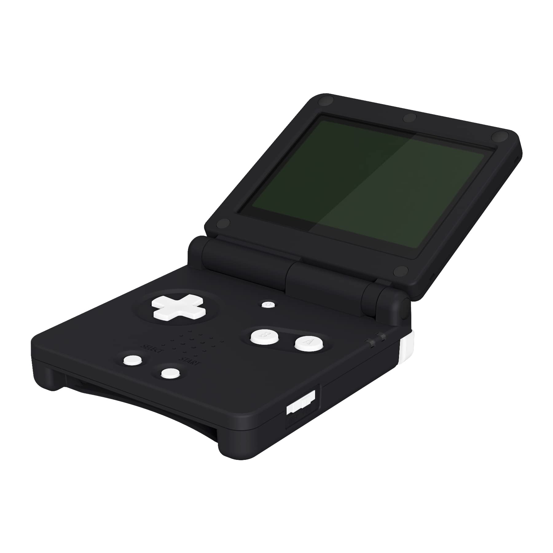 eXtremeRate Replacement Tasti Kit for Gameboy Advance SP Console - A B L R Power On/Off Volume D-Pad Buttons (White) | Compatible with GBA SP Handheld Gaming System | Perfect for DIY Repairs & Controller Customization