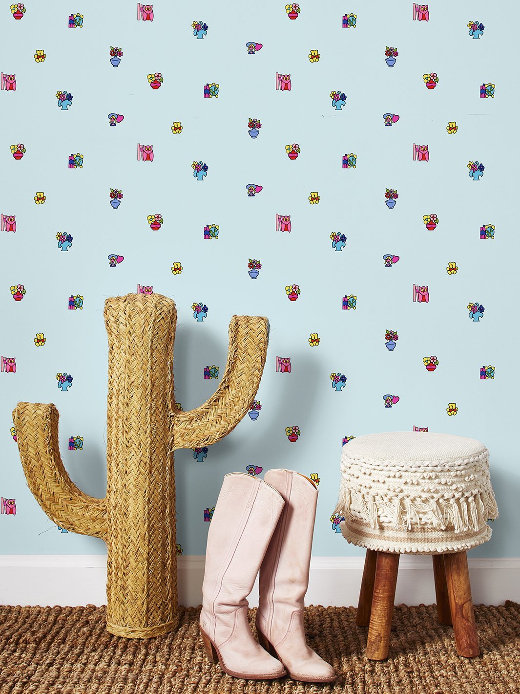 Barbie™ Stickers Wallpaper - Blue Official Barbie™ Decor for Kids Rooms & DIY Projects