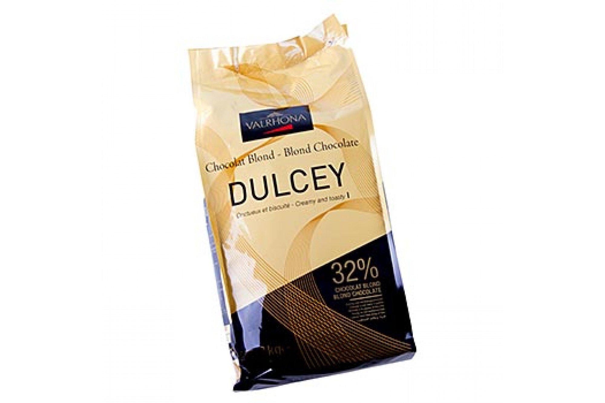Valrhona Dulcey 35% Chocolate Feves - 3kg Bulk Pack for Baking, Pastry & Professional Dessert Making | High-Quality Blonde Chocolate for Chefs & Home Bakers