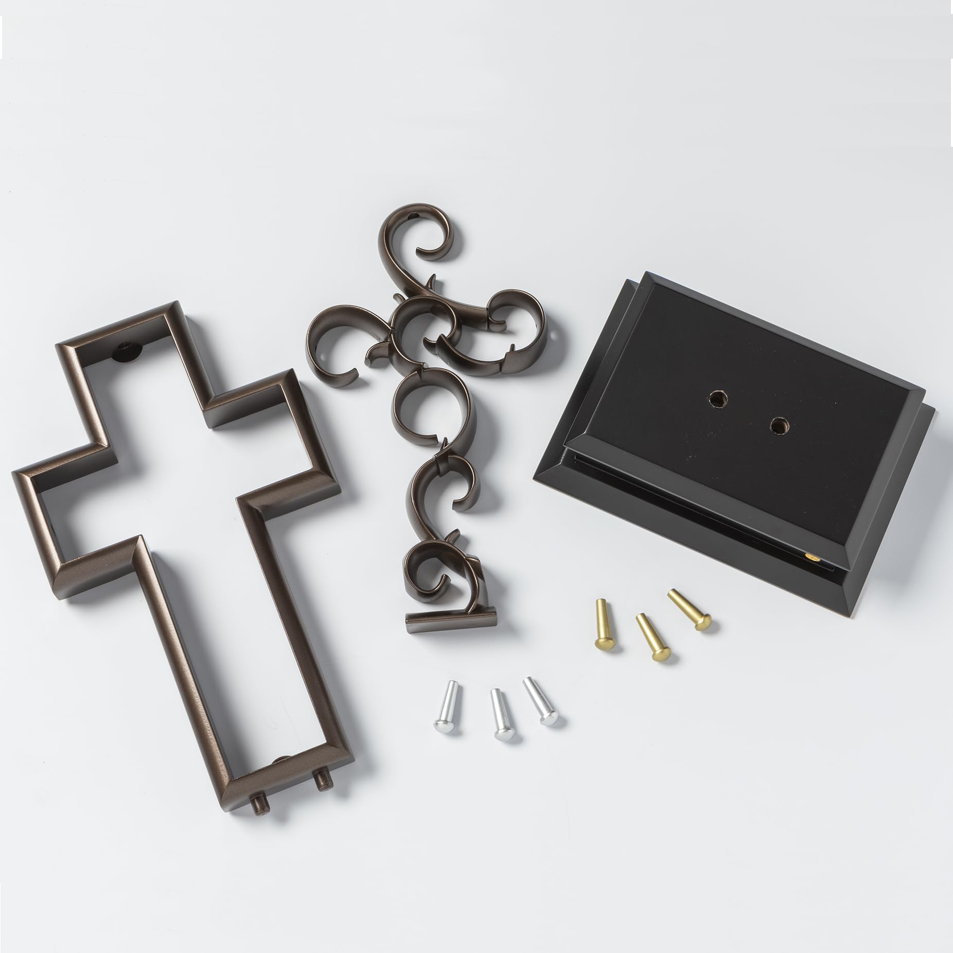 Unity Cross® Metallic Copper Wedding Unity Candle - Elegant Rustic Alternative to Unity Sand Ceremony - Perfect for Christian Weddings, Vow Renewals & Anniversary Celebrations