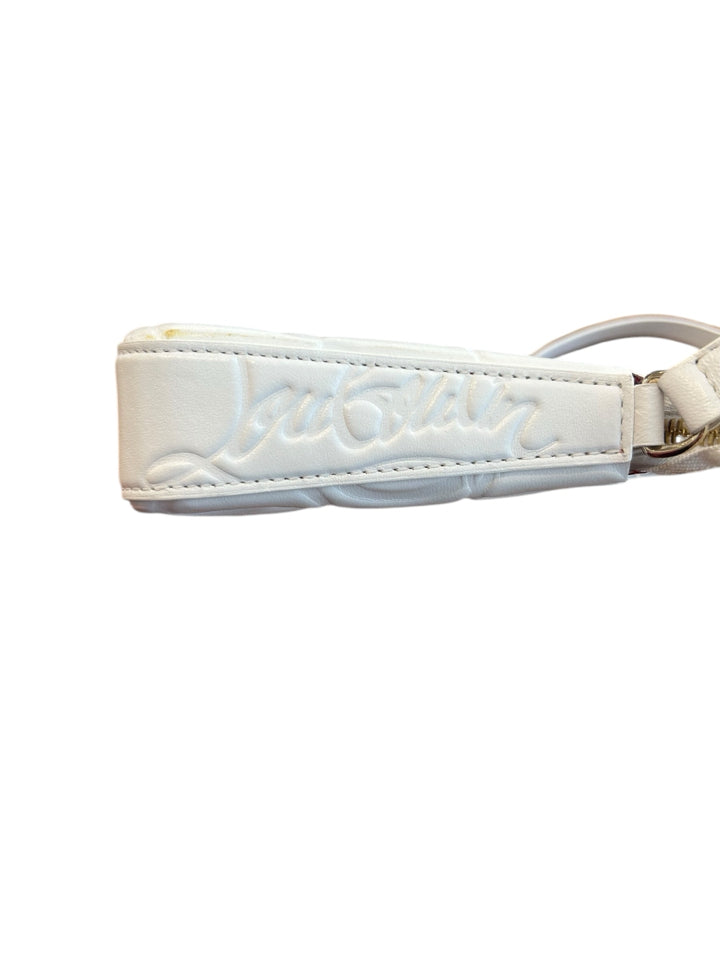 Christian Louboutin Loubila Shoulder Bag for Women - Luxury Leather Crossbody Purse with Signature Red Sole, Perfect for Evening Parties & Date Nights