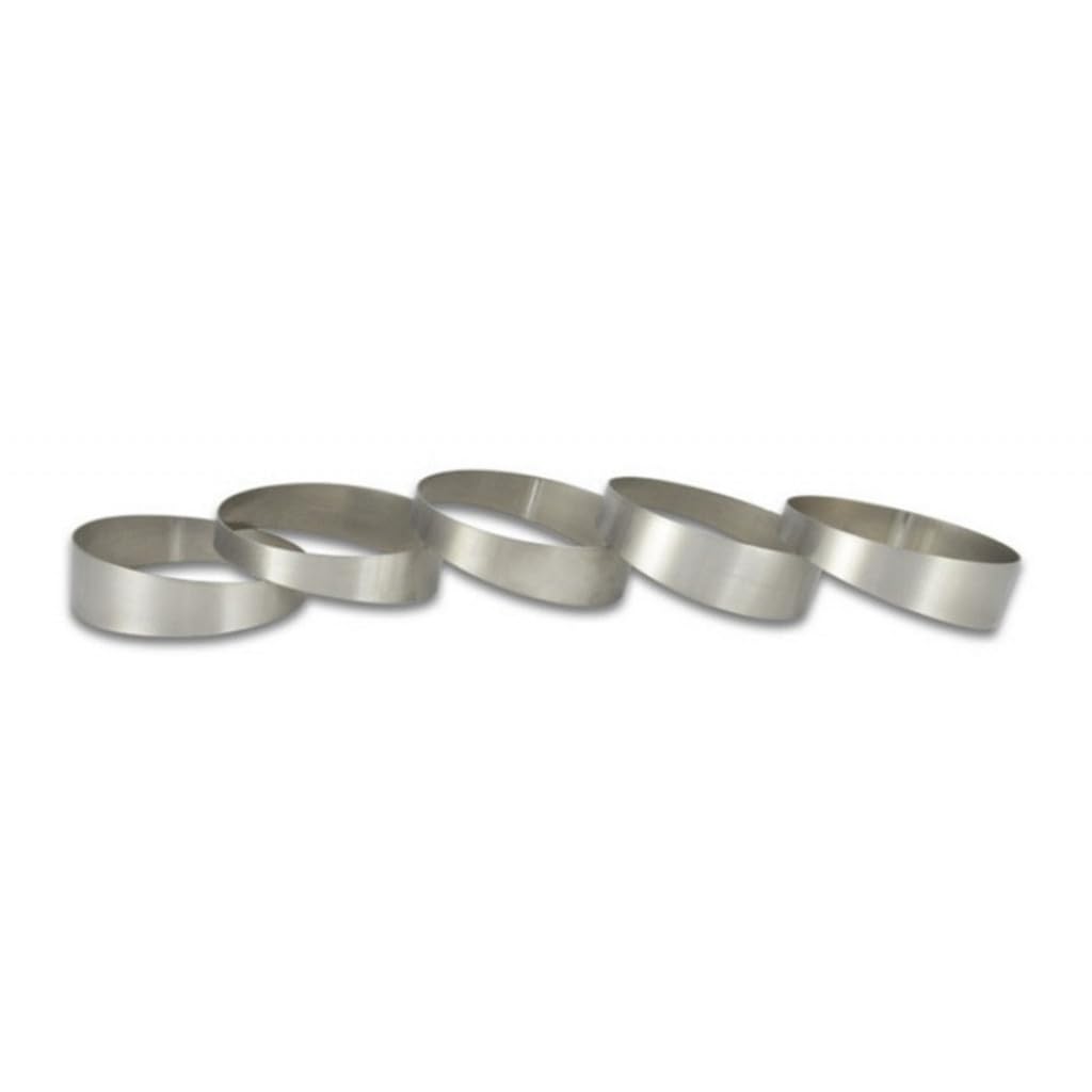 Vibrant Titanium Pie Cuts for Industrial Piping - 3.5 Inch Outer Diameter, Pack of 5 (Model 13275) - Perfect for HVAC, Plumbing & Metal Fabrication Projects