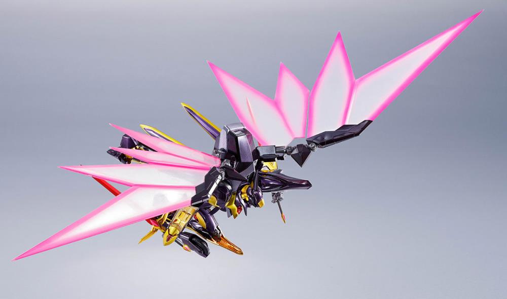 Bandai Metal Robot Spirits Code Geass Lancelot Albion Zero Action Figure - High-Quality Collectible Anime Model for Fans & Display - Perfect for Home Decor, Anime Collections, and Gift Giving