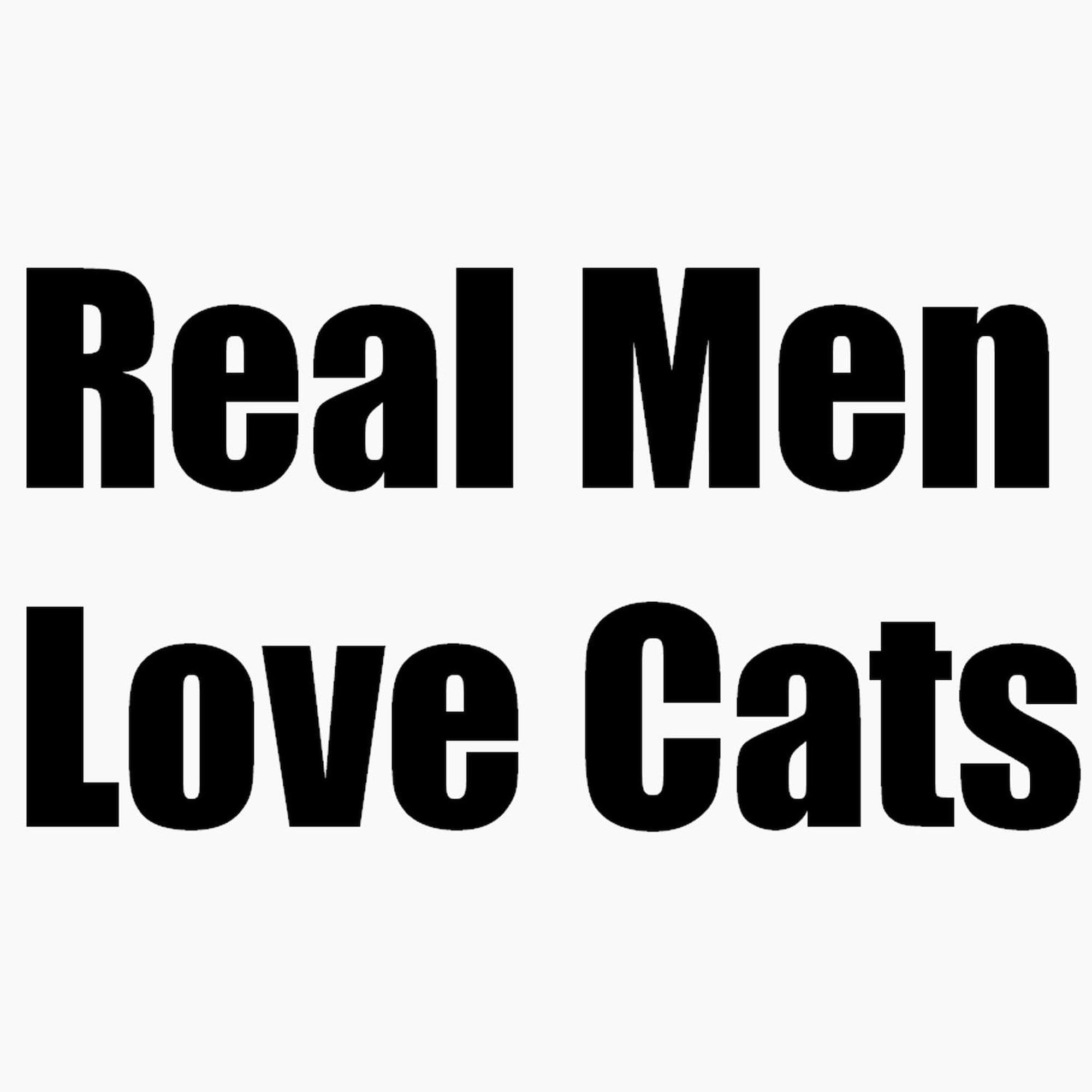 Real Men Love Cats Trucker Hat - Adjustable Snapback Cap for Men - Perfect for Casual Wear, Outdoor Activities & Cat Lovers