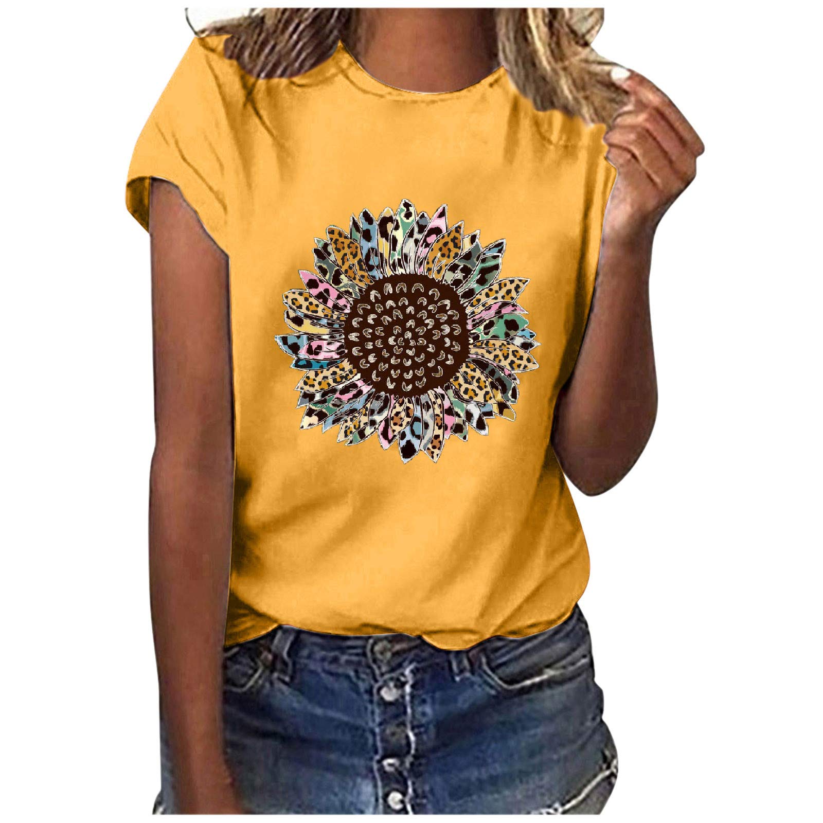 Funny Graphic T-Shirts for Women - Short Sleeve Cute Printed Summer Tops | Casual Wear, Weekend Outfits & Vacation Essentials