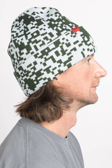 2025 Corduroy Pixel Beanie Hat - Soft & Warm Winter Cap for Men & Women - Perfect for Outdoor Activities, Skiing, and Casual Wear
