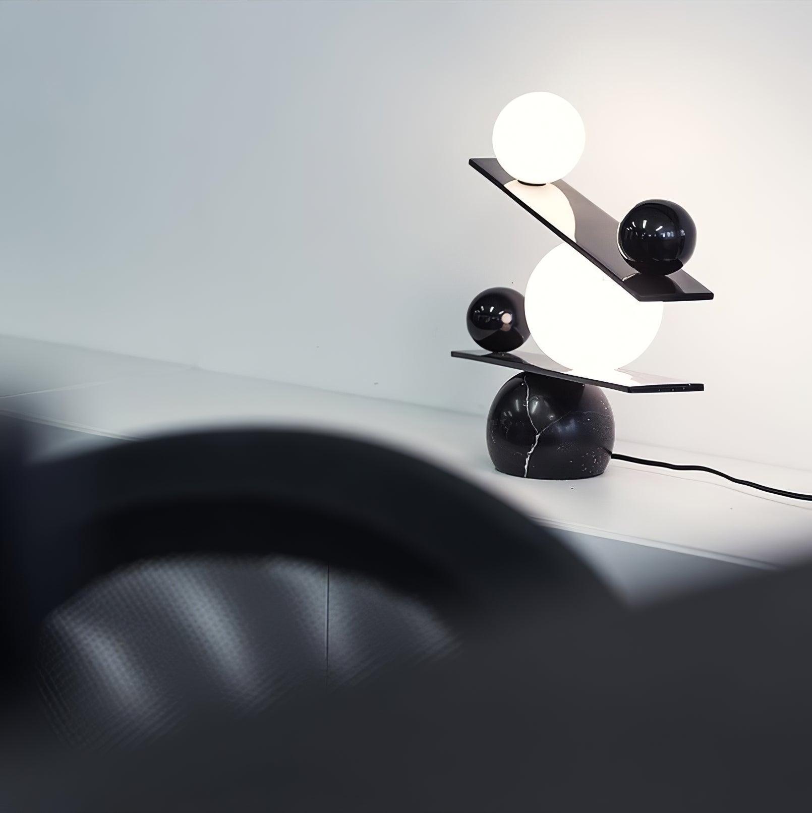 Modern Balance Table Lamp - Adjustable LED Desk Light for Home Office, Reading & Bedroom - Perfect for Study, Work & Nightstand Lighting