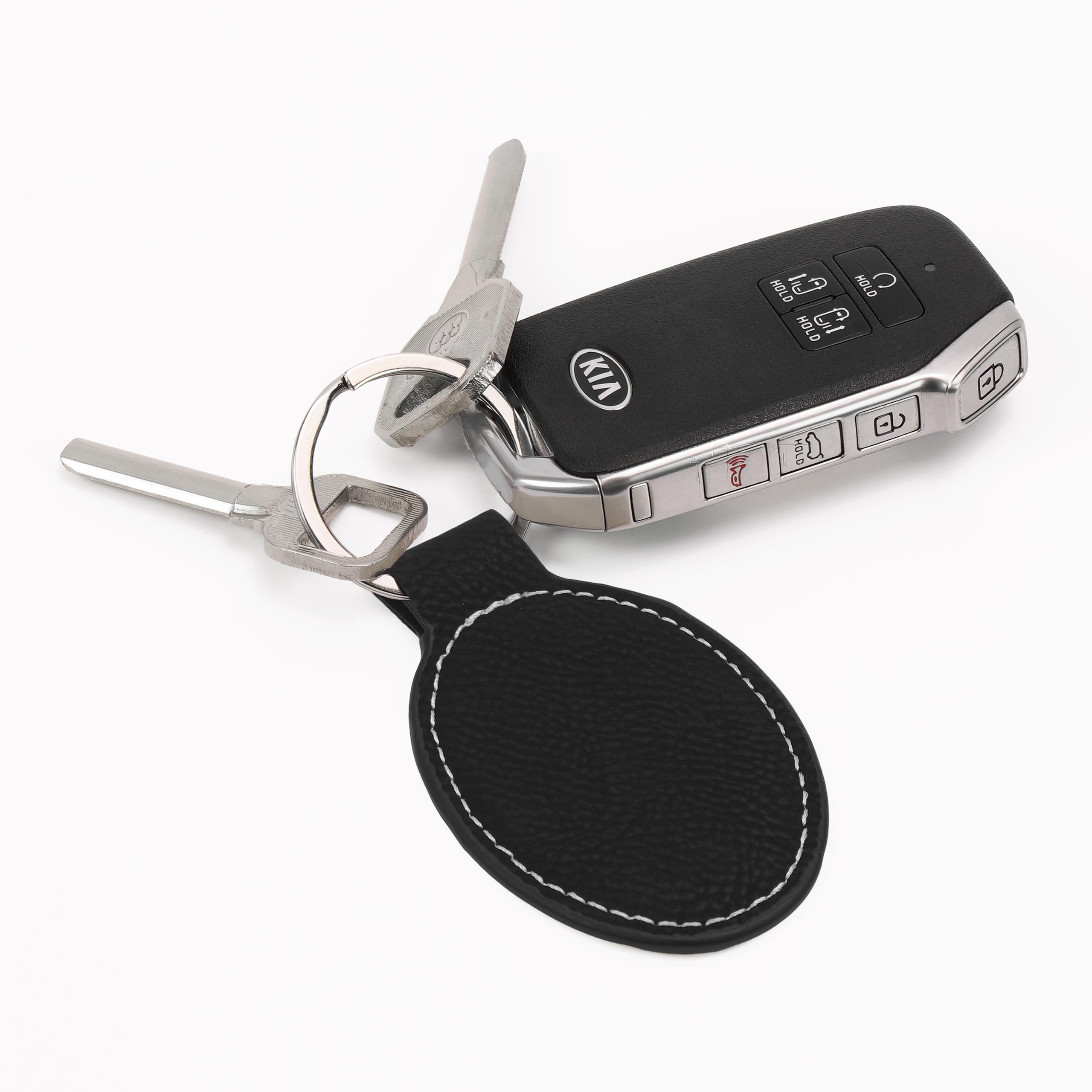 Personalized LaserGram Oval Keychain with Archer Man Design - Custom Engraving for Gifts, Home & Office Keys, Travel Accessories