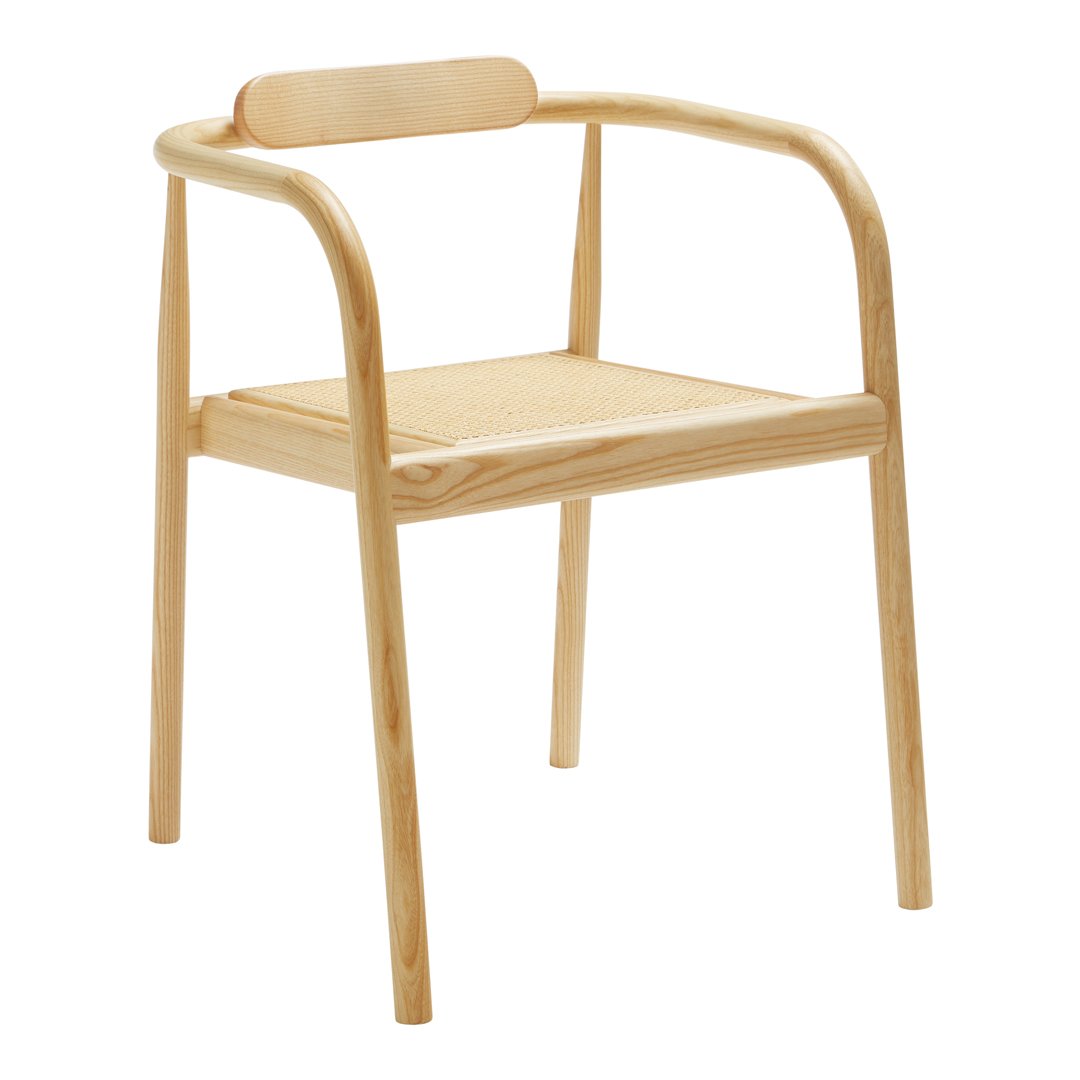 Modern Ahm Armchair - Stackable & Space-Saving Accent Chair for Living Room, Office, or Patio | Comfortable & Stylish Seating Solution for Small Spaces