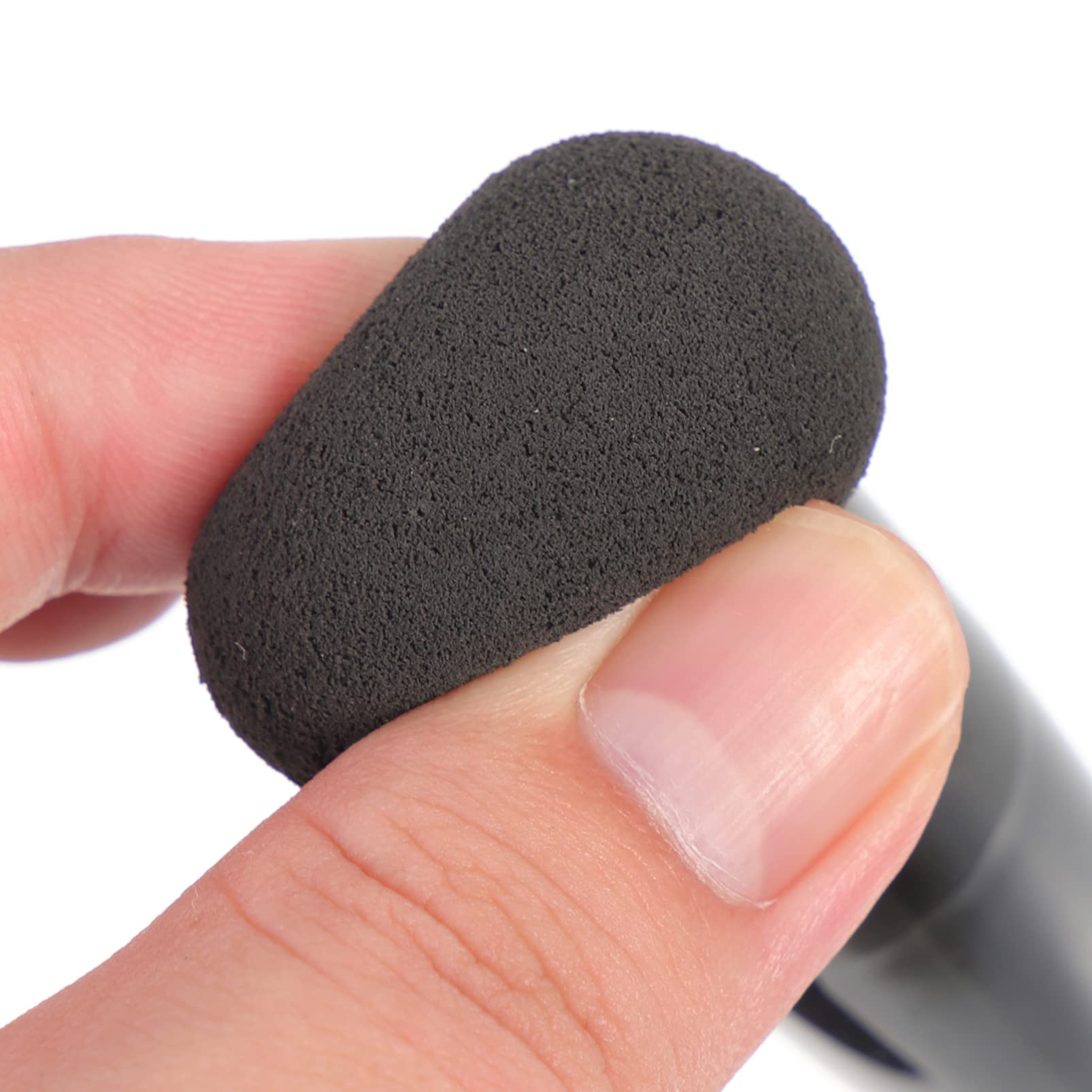 OSALADI 3-Piece Makeup Sponge Set - Beauty Blender, Egg Puff Foundation Sponge & Cosmetic Blender for Flawless Makeup Application | Perfect for Women & Girls | Black Makeup Sponges | Ideal for Liquid Foundation, Concealer & Powder Blending