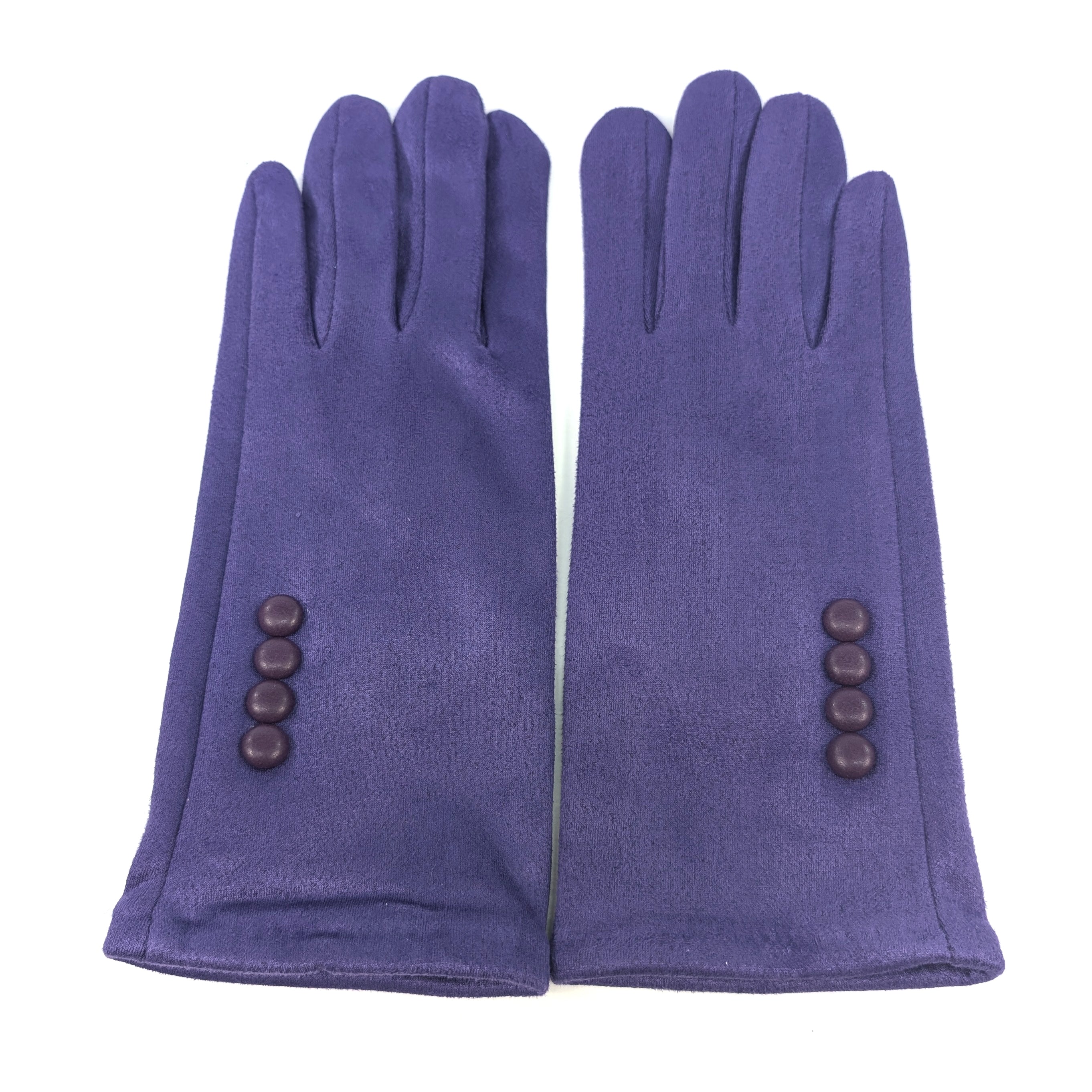Bright Color Gloves - Regal Purple for Winter Warmth, Fashion Accessories & Outdoor Activities